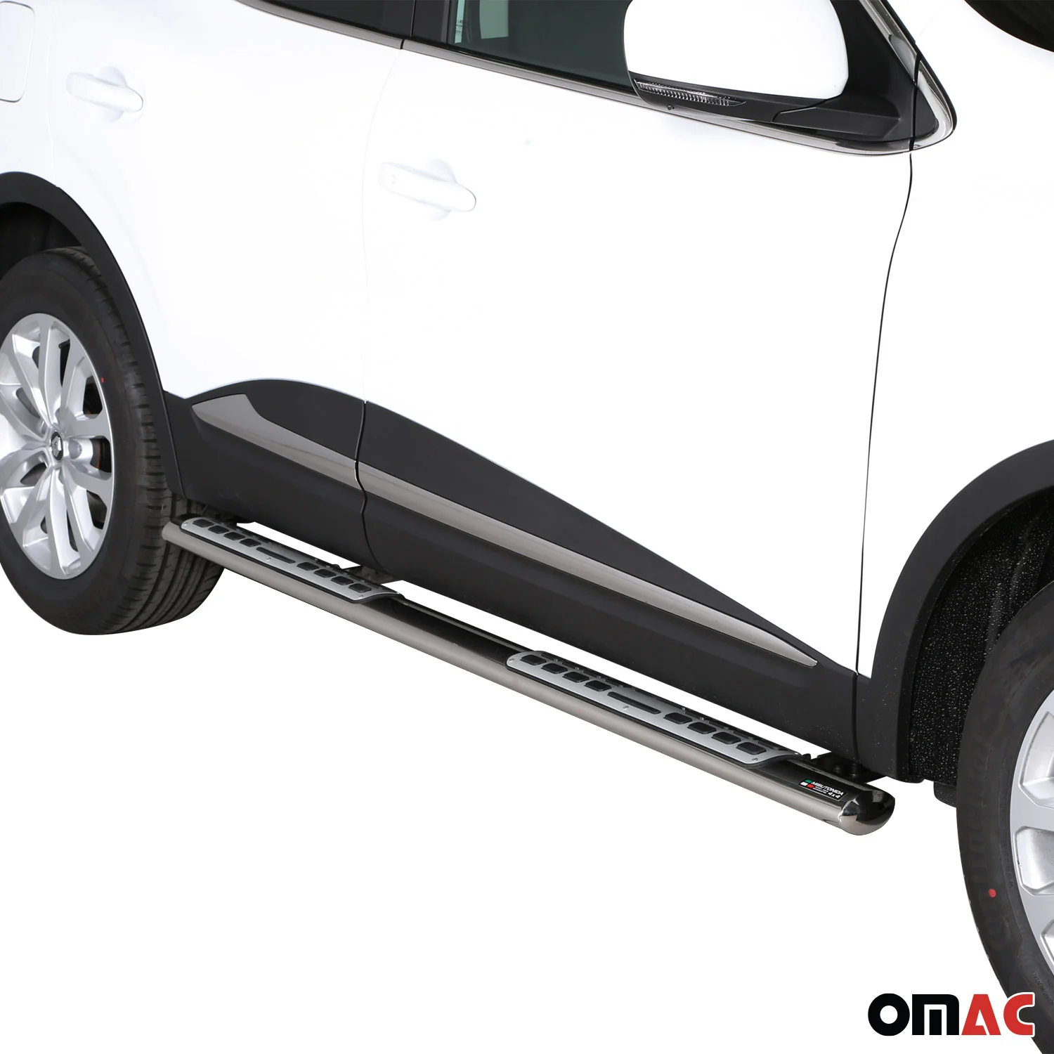 Marchepieds Latéraux pour Renault Kadjar 2015-2018 Acier Inoxydable Argent - Image 2