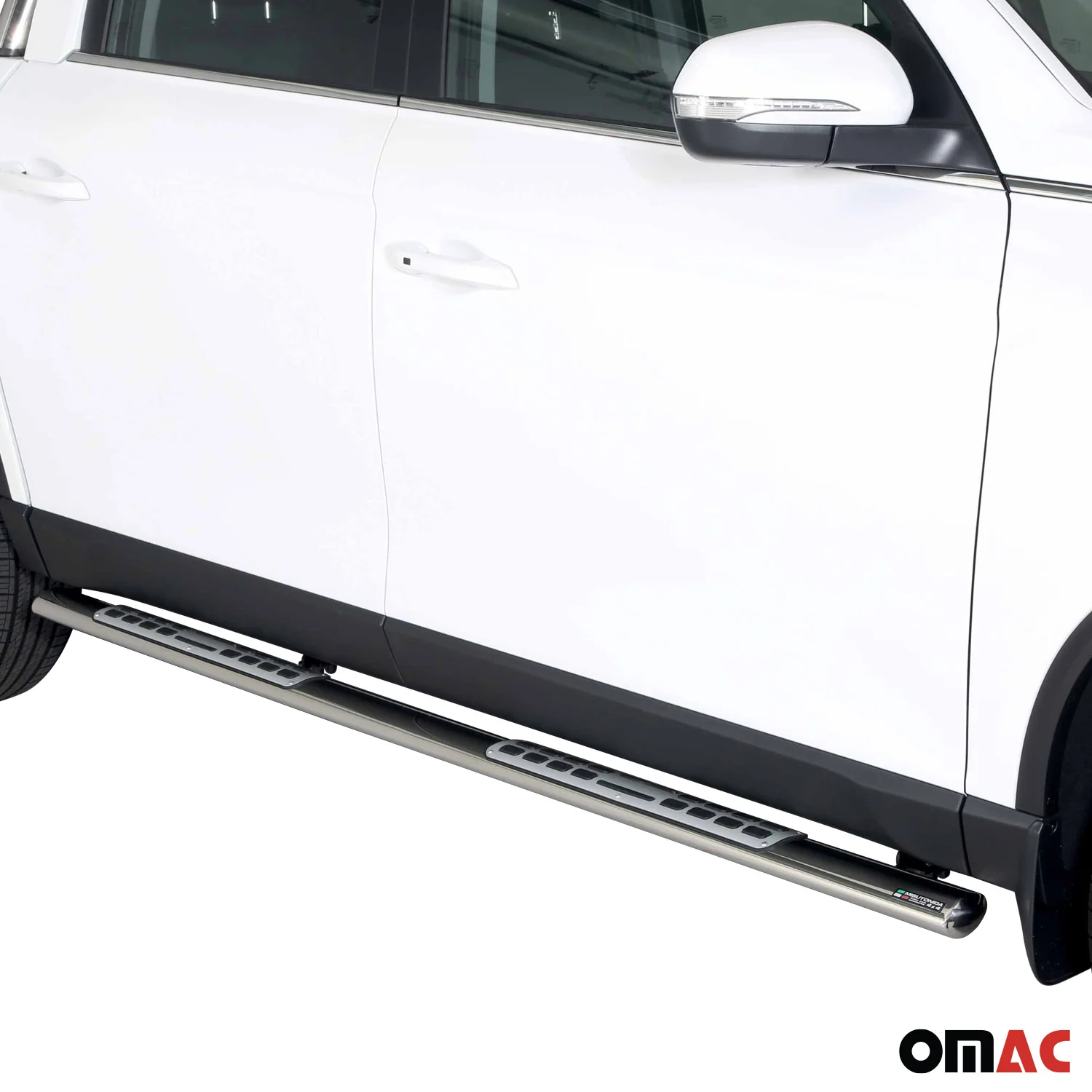 Marchepieds Latéraux pour Ssangyong Musso 2018-2026 Acier Inoxydable Argent - Image 2