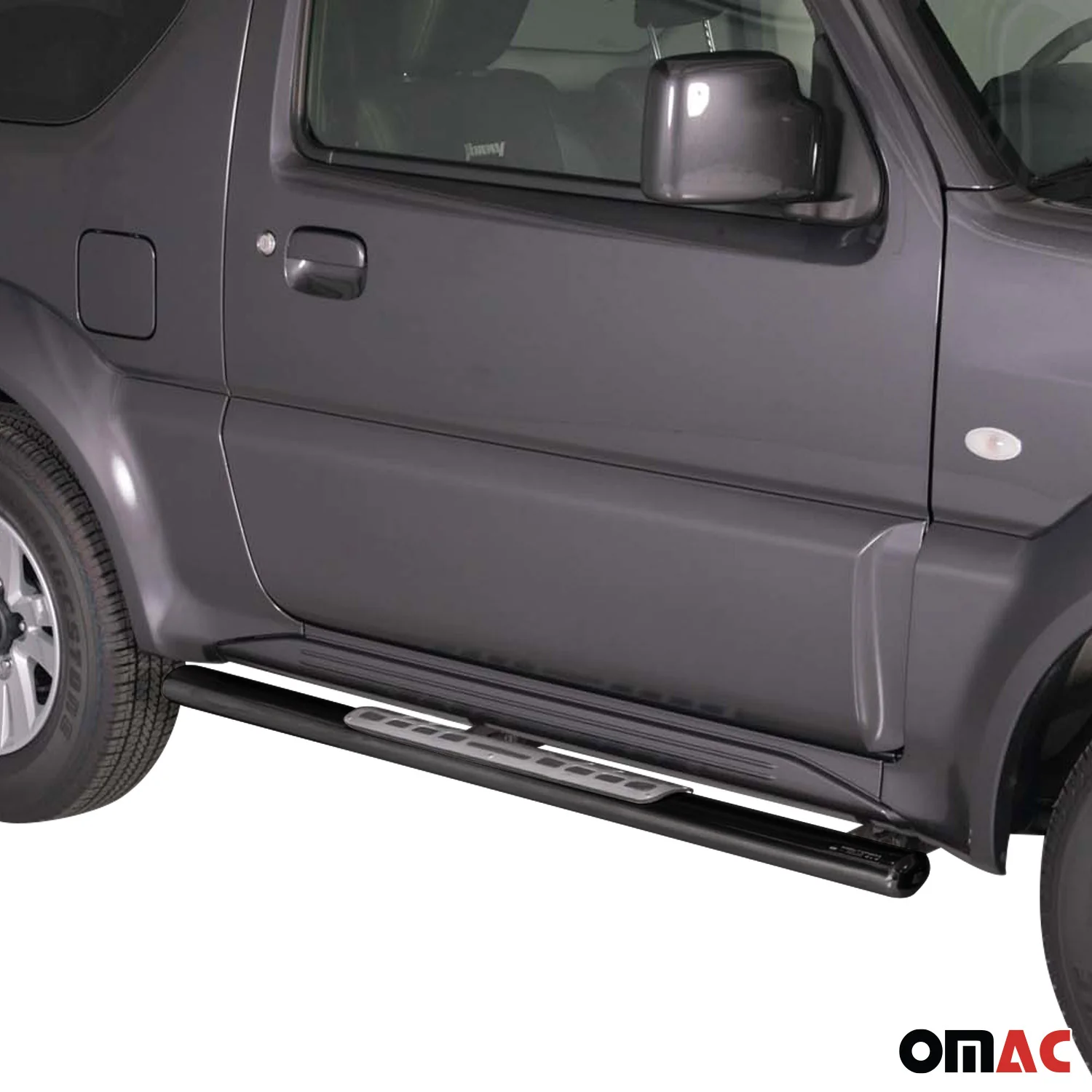 Marchepieds Latéraux pour Suzuki Jimny 2012-2017 Acier Inoxydable Noir - Image 2