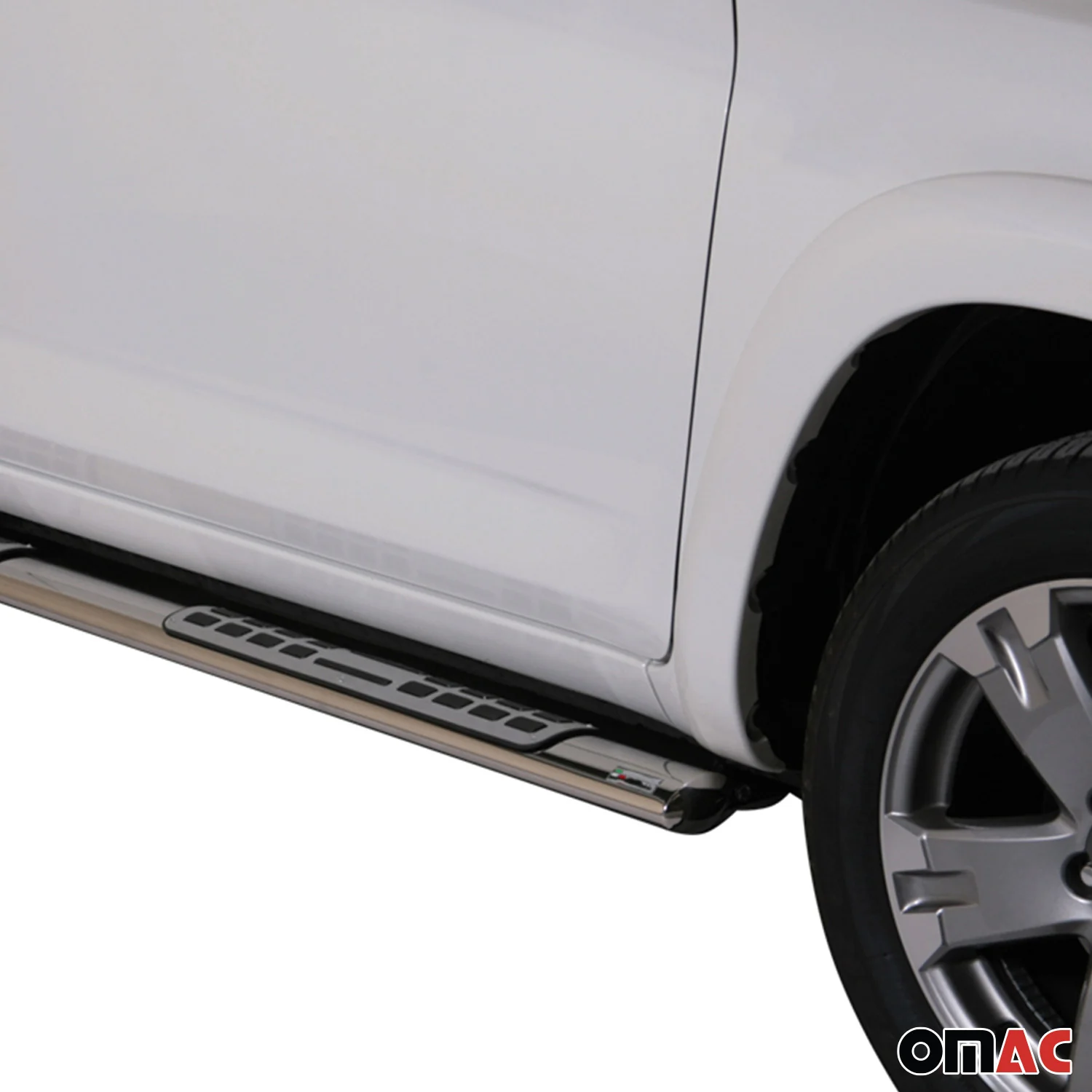 Marchepieds Latéraux pour Toyota RAV4 XA30 2010-2012 Acier Inoxydable Argent - Image 3