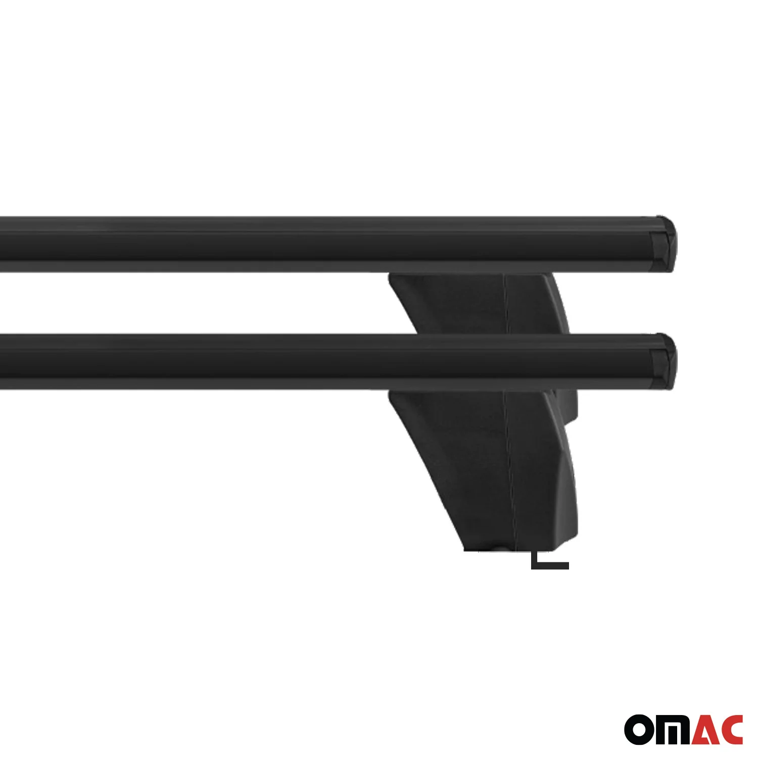 Menabo Barres de toit transversales pour Hyundai i30 2016-2020 Porte-Bagage en Alu lisse Noir 5Dr 2x TÜV - Image 12