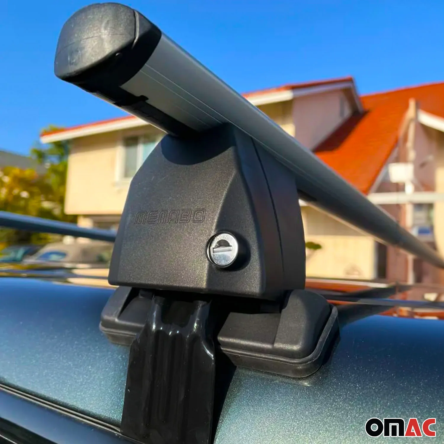 Menabo Barres de toit Transversales pour VW Golf VI 2008-2012 Alu Gris 5 portes - Image 7