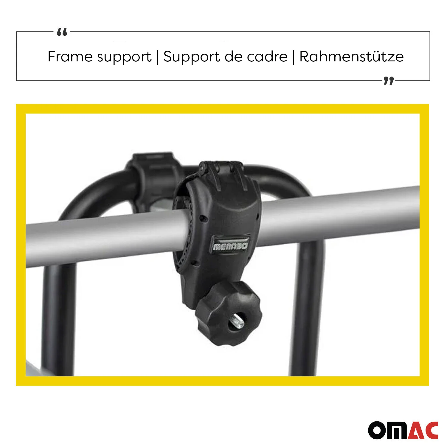 MENABO Porte-vélos sur Hayon pour Audi A6 Avant 2011-2015 2 Vélos - Image 5
