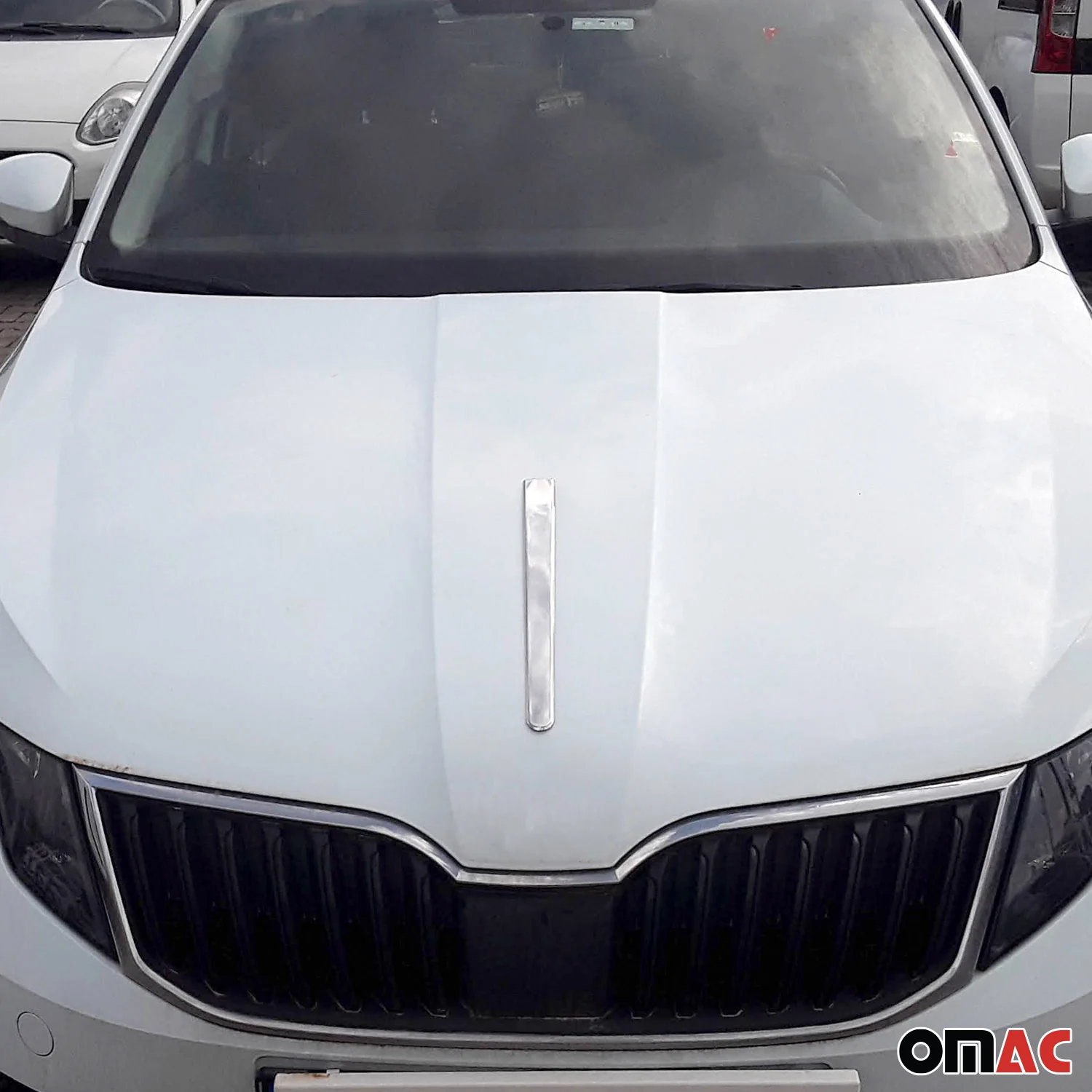 Moulure capot avant pour Skoda Rapid Spaceback 2013-2019 en acier Chromé - Image 6