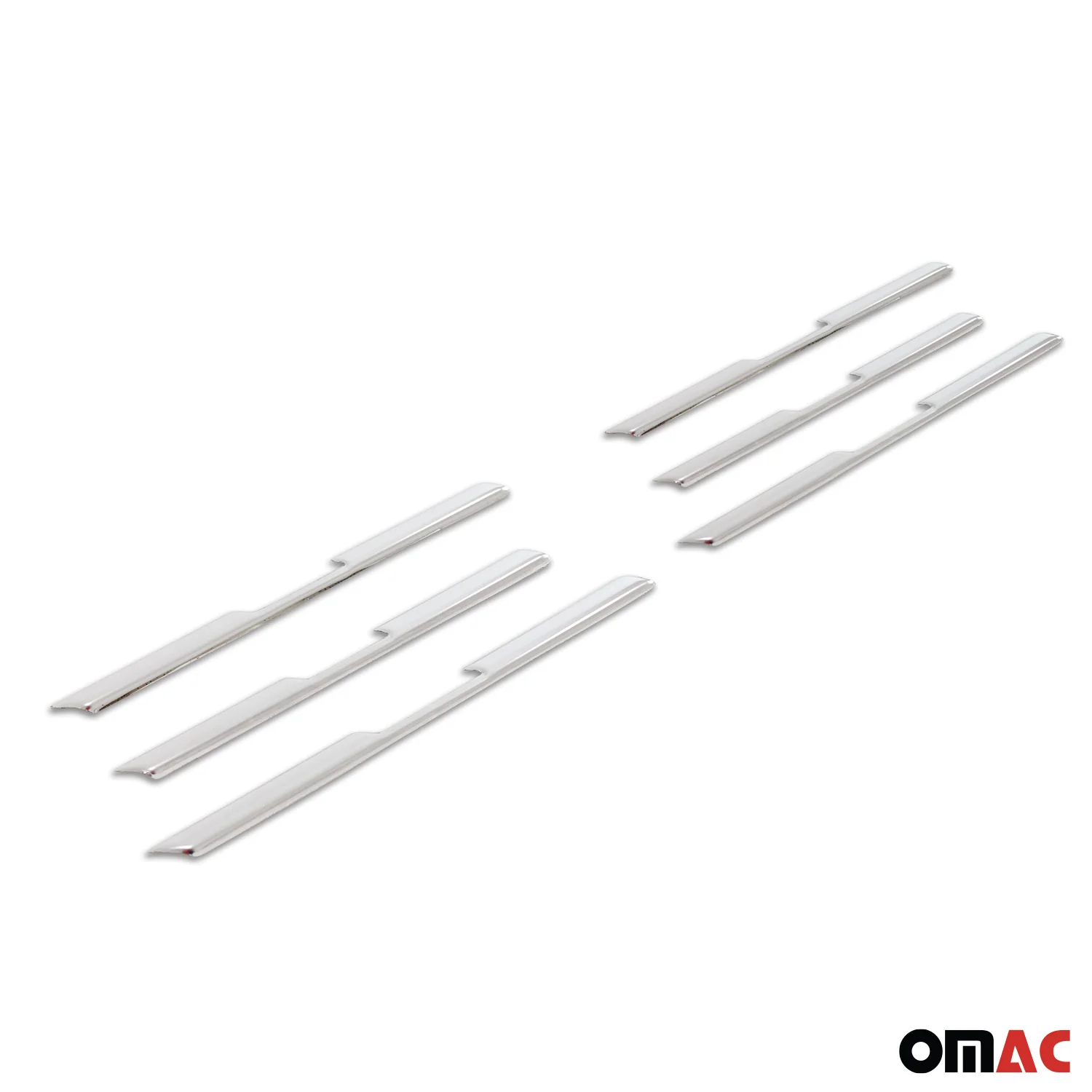 Moulure de calandre avant pour Renault Captur 2019-2026 6Pcs en Acier Silver - Image 7