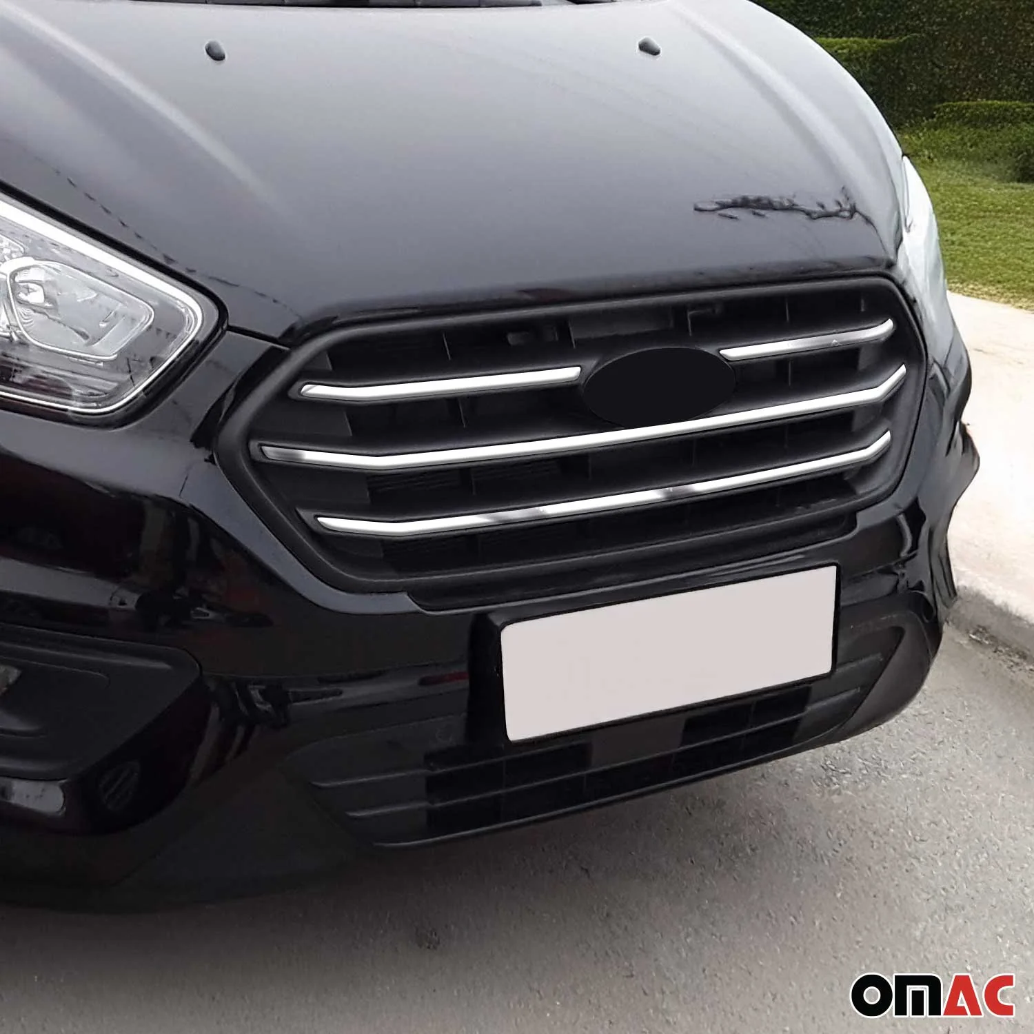Moulure de Grille de Calandre pour Ford Transit Custom 2017-2022 Chromé 4Pcs - Image 2