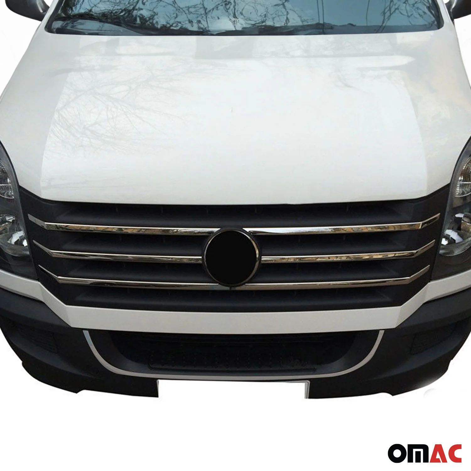 Moulure de Grille de Calandre pour VW Crafter 2011-2016 Chromé 6Pcs - Image 2