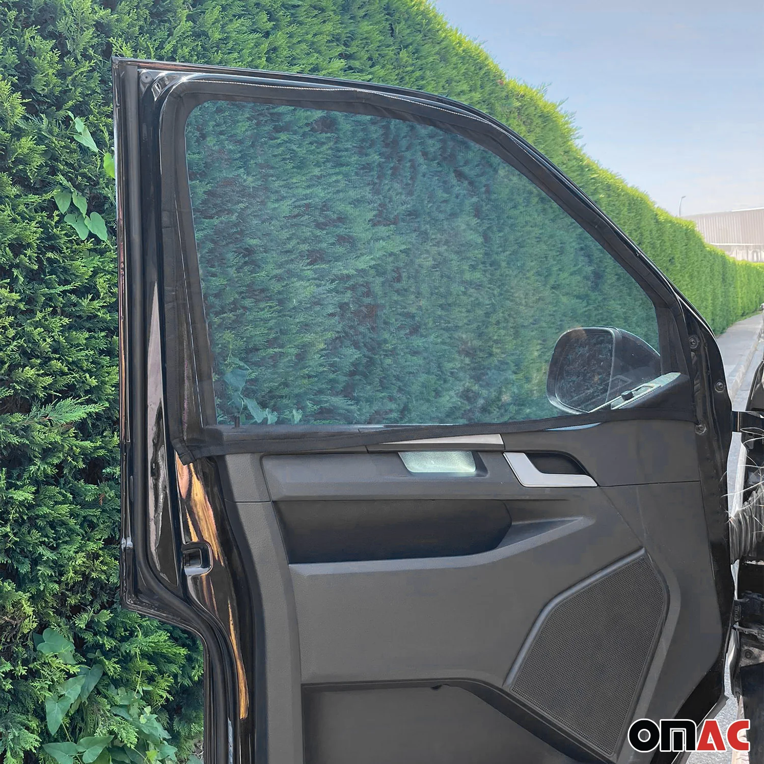 Moustiquaire avec cabine Magnétique - pour Ford Transit Connect 2014- Noir - Image 2