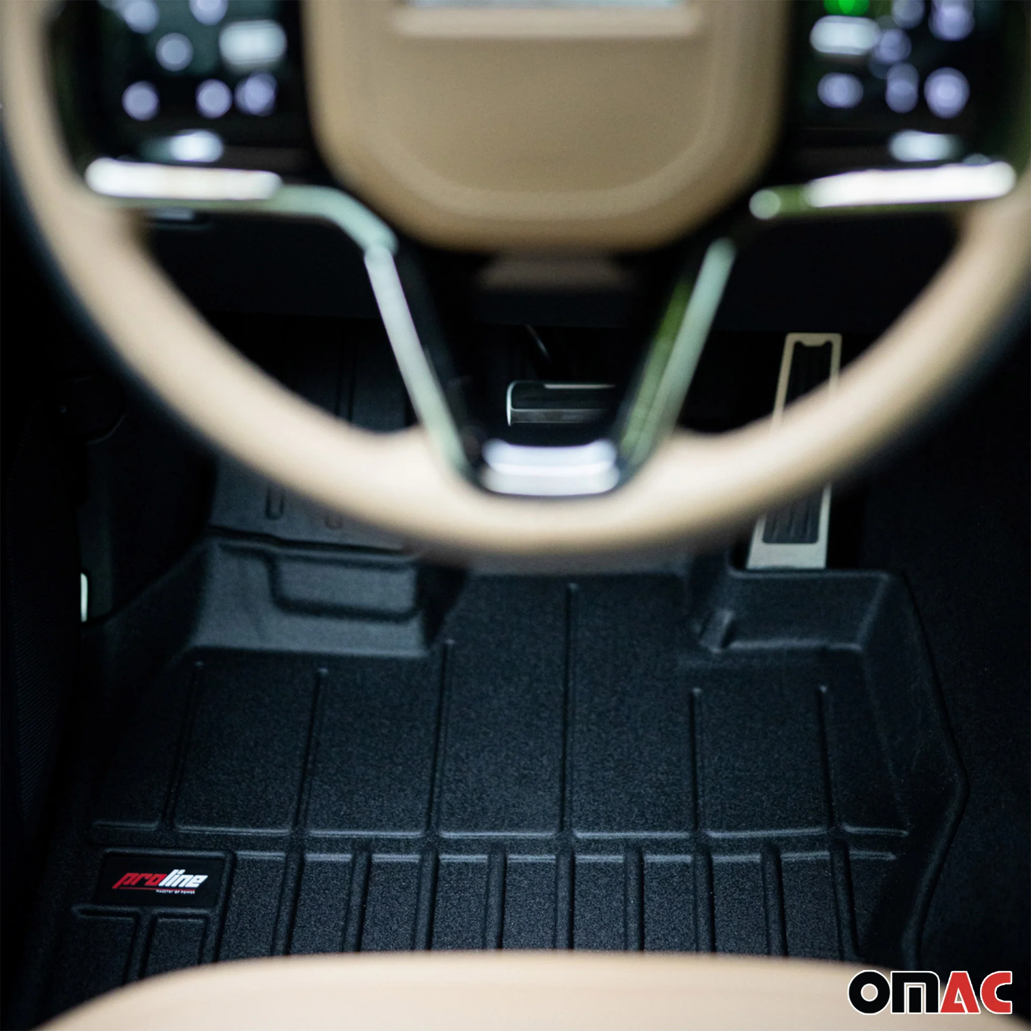 OMAC Tapis de sol en caoutchouc pour Opel Meriva 2003-2010 Noir Premium - Image 6