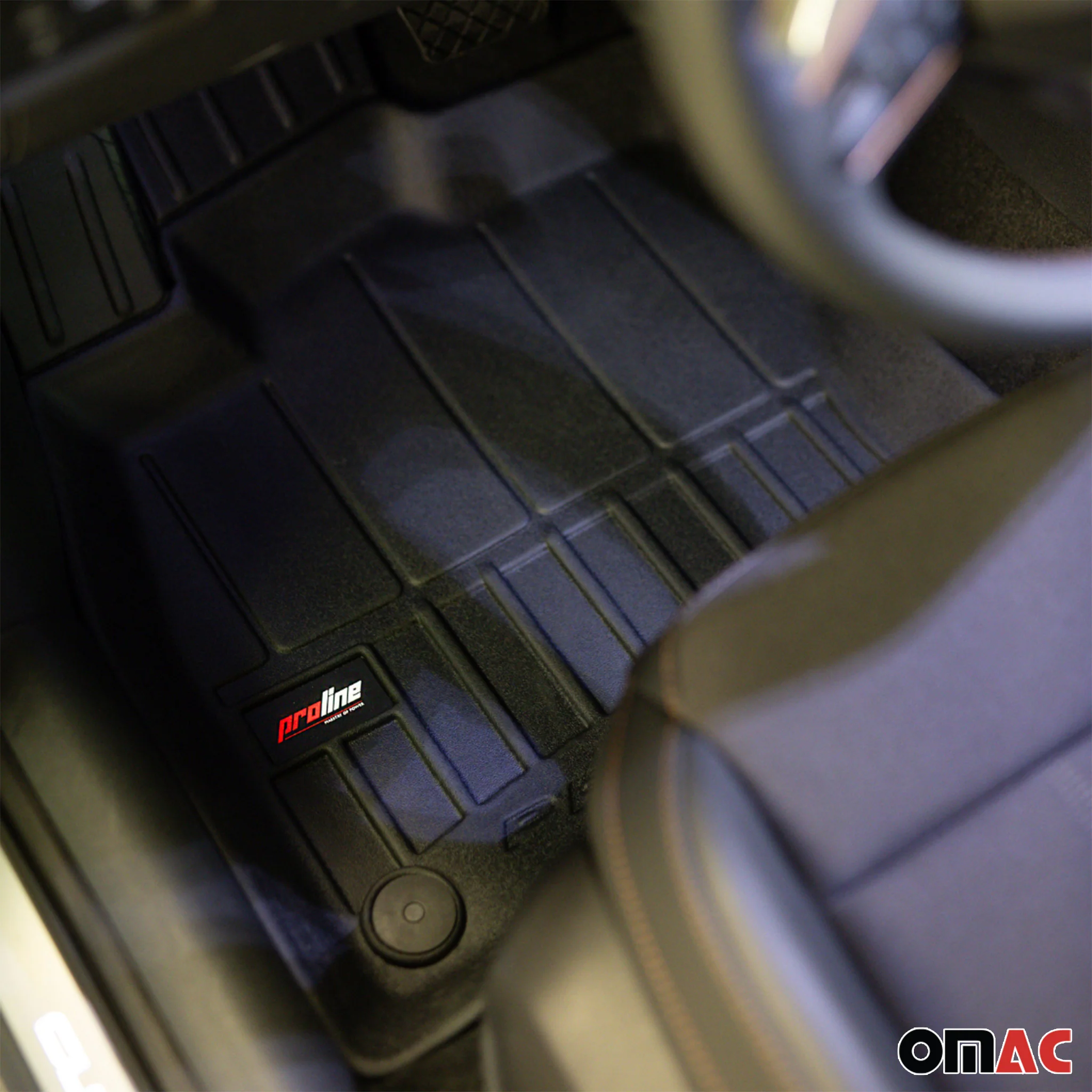OMAC Tapis de sol en caoutchouc pour Opel Meriva 2003-2010 Noir Premium - Image 7