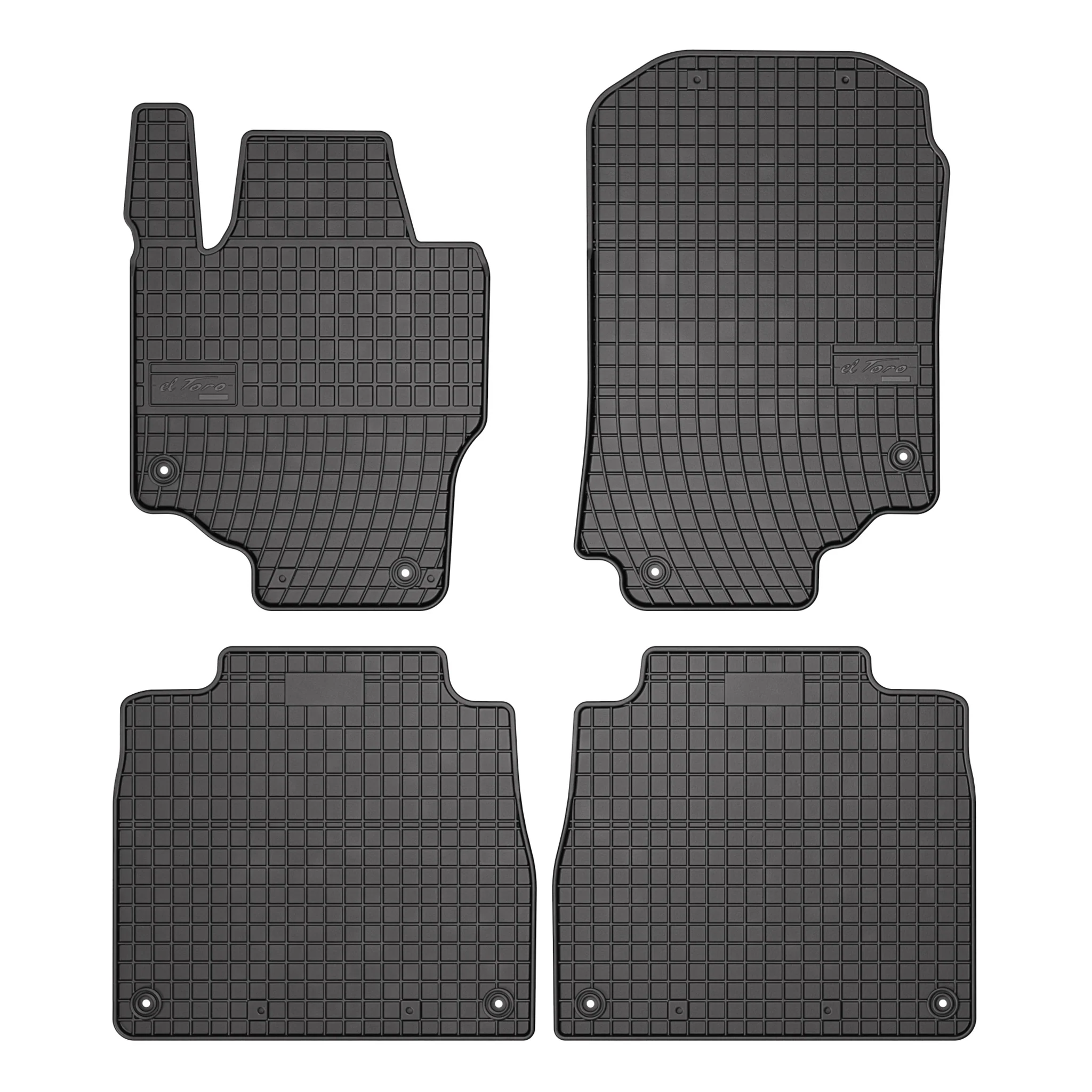 OMAC Tapis de Sol pour Mercedes Classe GLS X167 2020-2026 Caoutchouc Noir