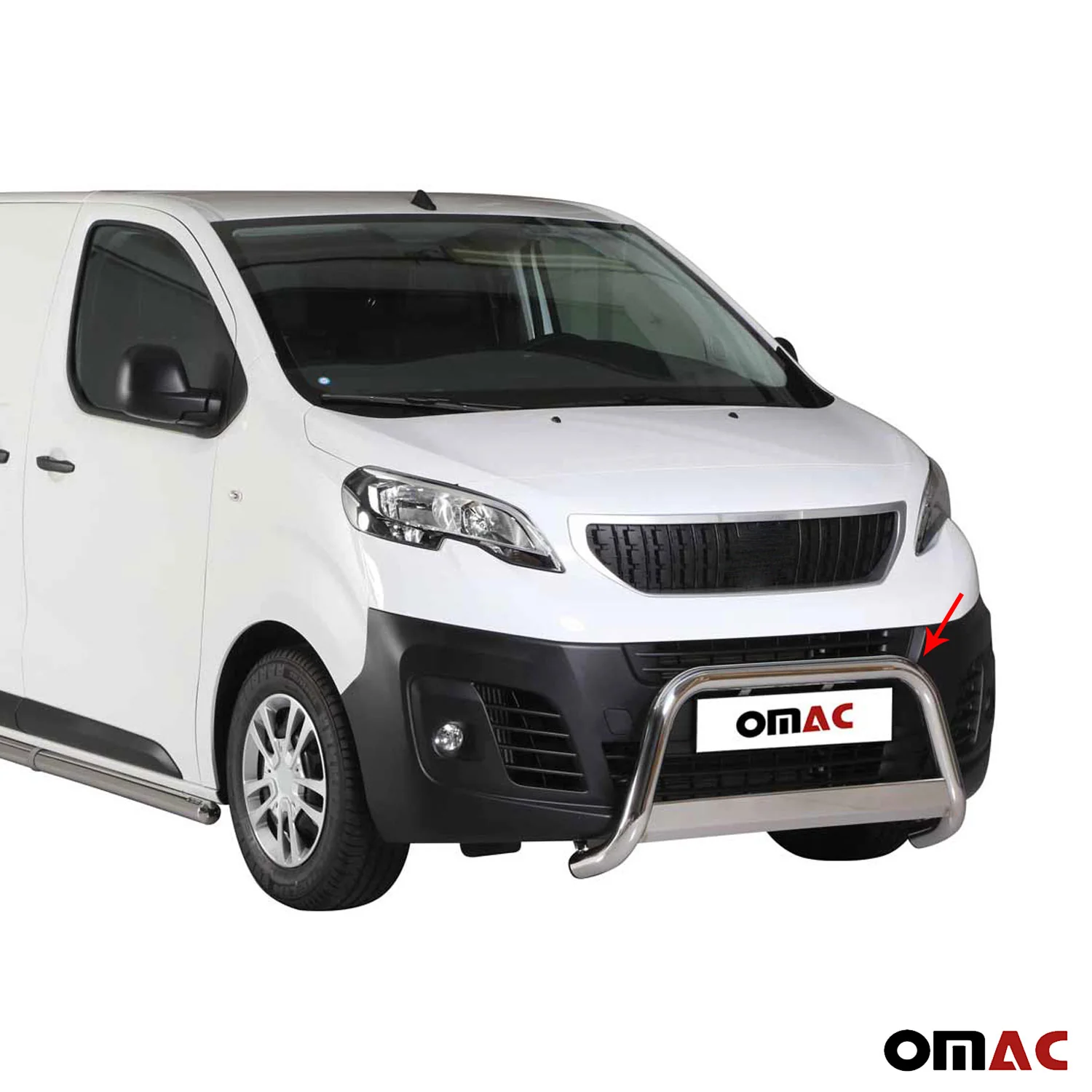 Pare-buffle Avant pour Peugeot Expert 2016-2026 63 mm en Acier Gris - Image 2