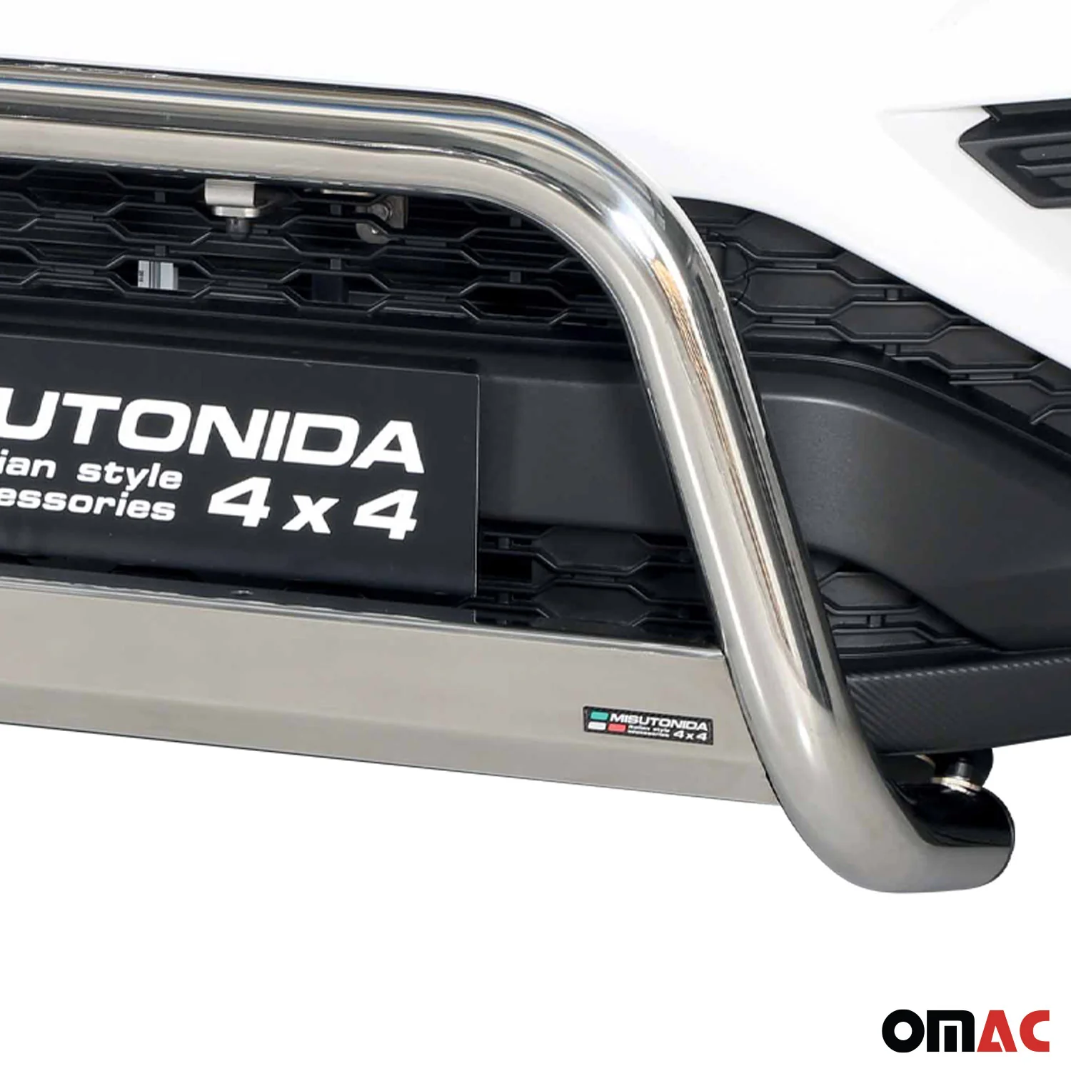 Pare-buffle Avant pour SsangYong Musso 2023-2026 63 mm en Acier Gris - Image 3
