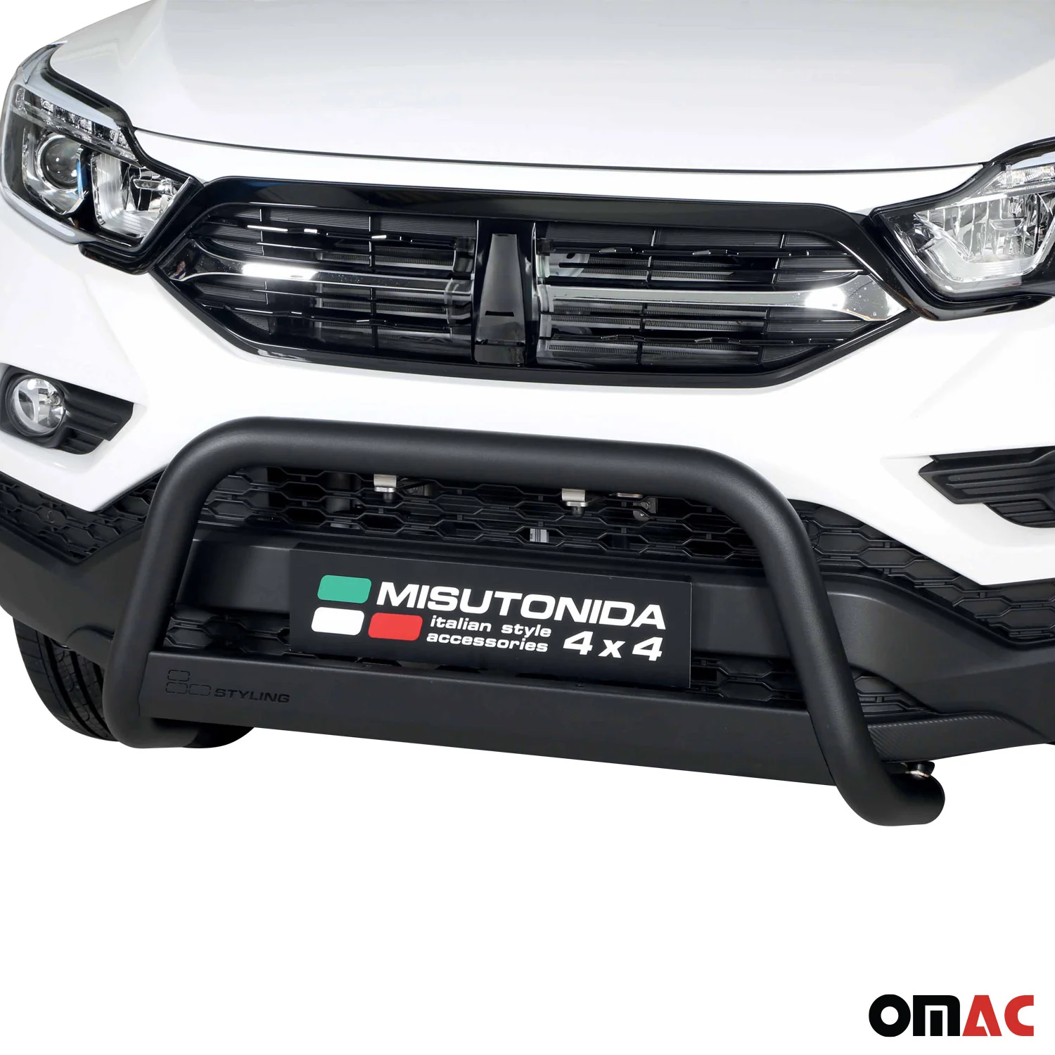 Pare-buffle Avant pour SsangYong Musso 2023-2026 63 mm en Acier Noir - Image 2