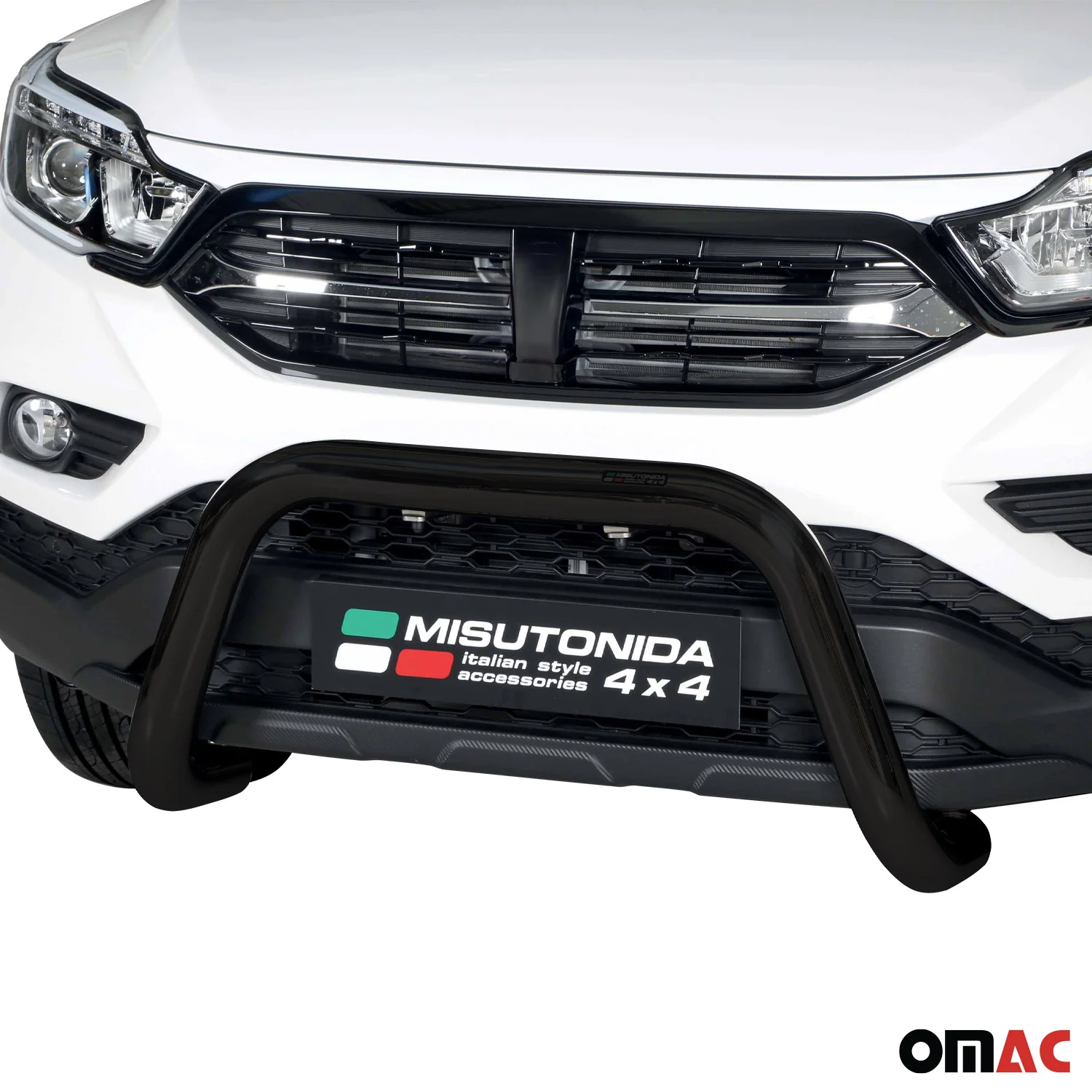 Pare-buffle Avant pour SsangYong Musso 2023-2026 76 mm en Acier Noir - Image 2