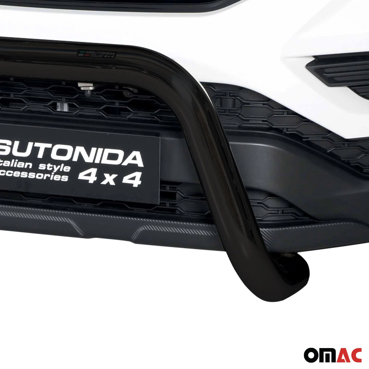 Pare-buffle Avant pour SsangYong Musso 2023-2026 76 mm en Acier Noir - Image 3