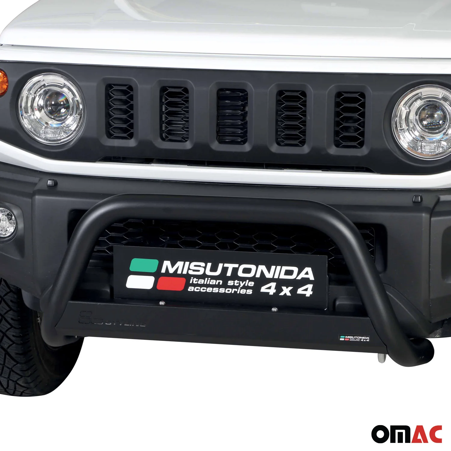 Pare-buffle Avant pour Suzuki Jimny 2018-2026 63 mm en Acier Noir - Image 2