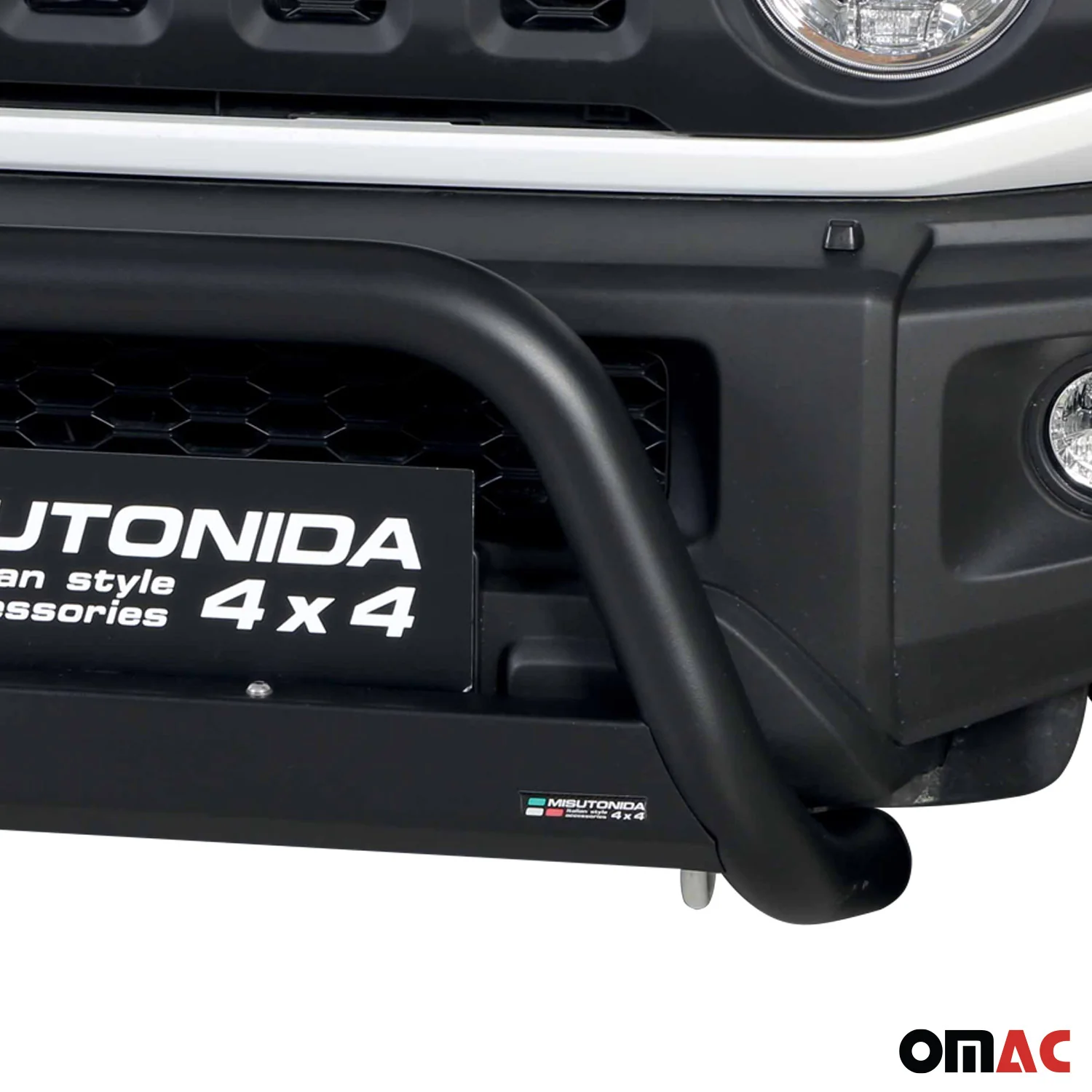 Pare-buffle Avant pour Suzuki Jimny 2018-2026 63 mm en Acier Noir - Image 3