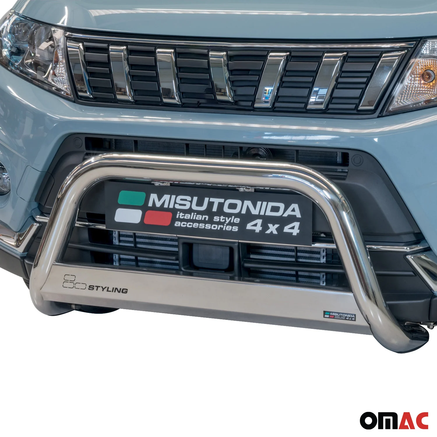 Pare-buffle Avant pour Suzuki Vitara 2019-2026 63 mm en Acier Gris - Image 2