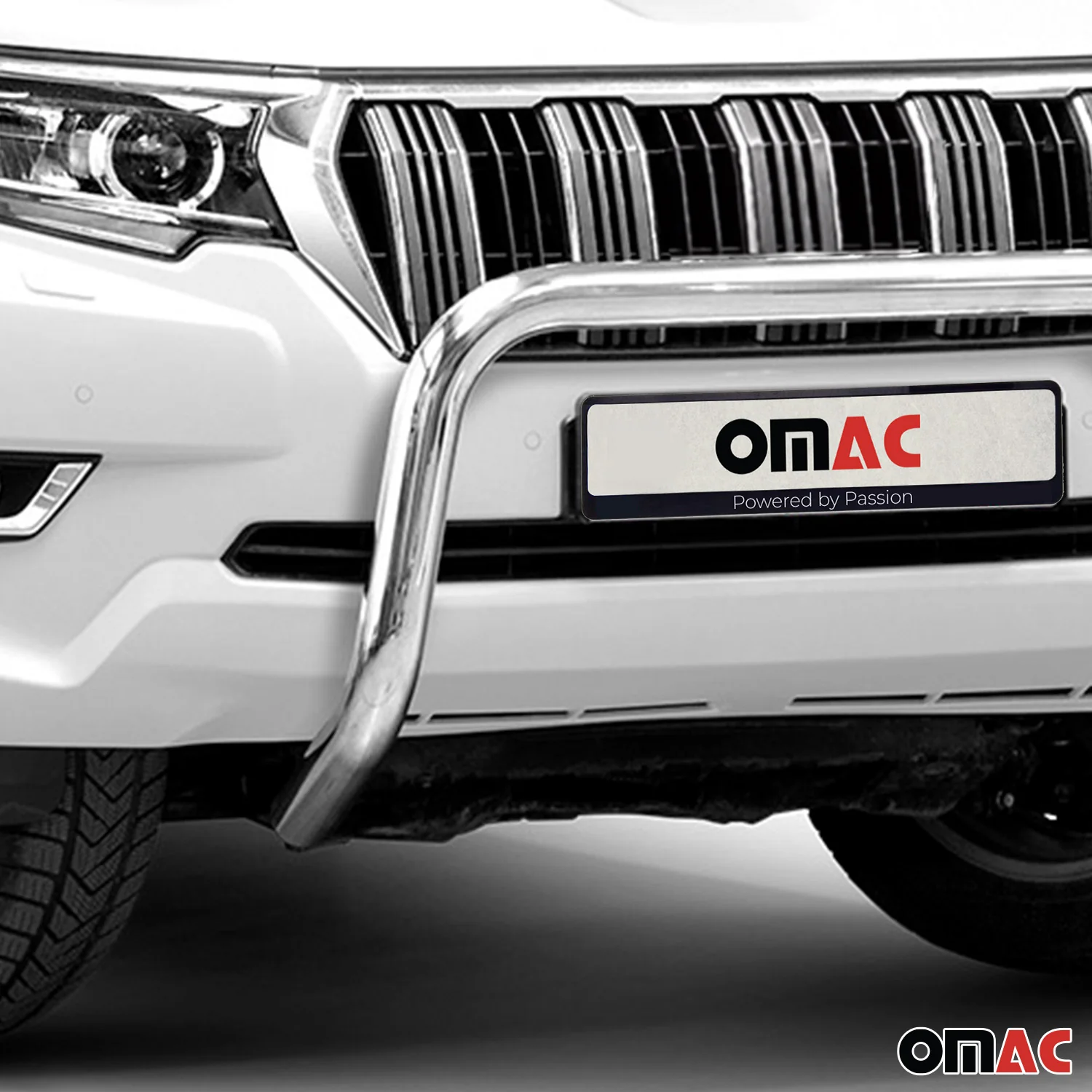 Pare-Buffle Avant Pour Toyota Land Cruiser 150 2019-2023 Argent - Image 3