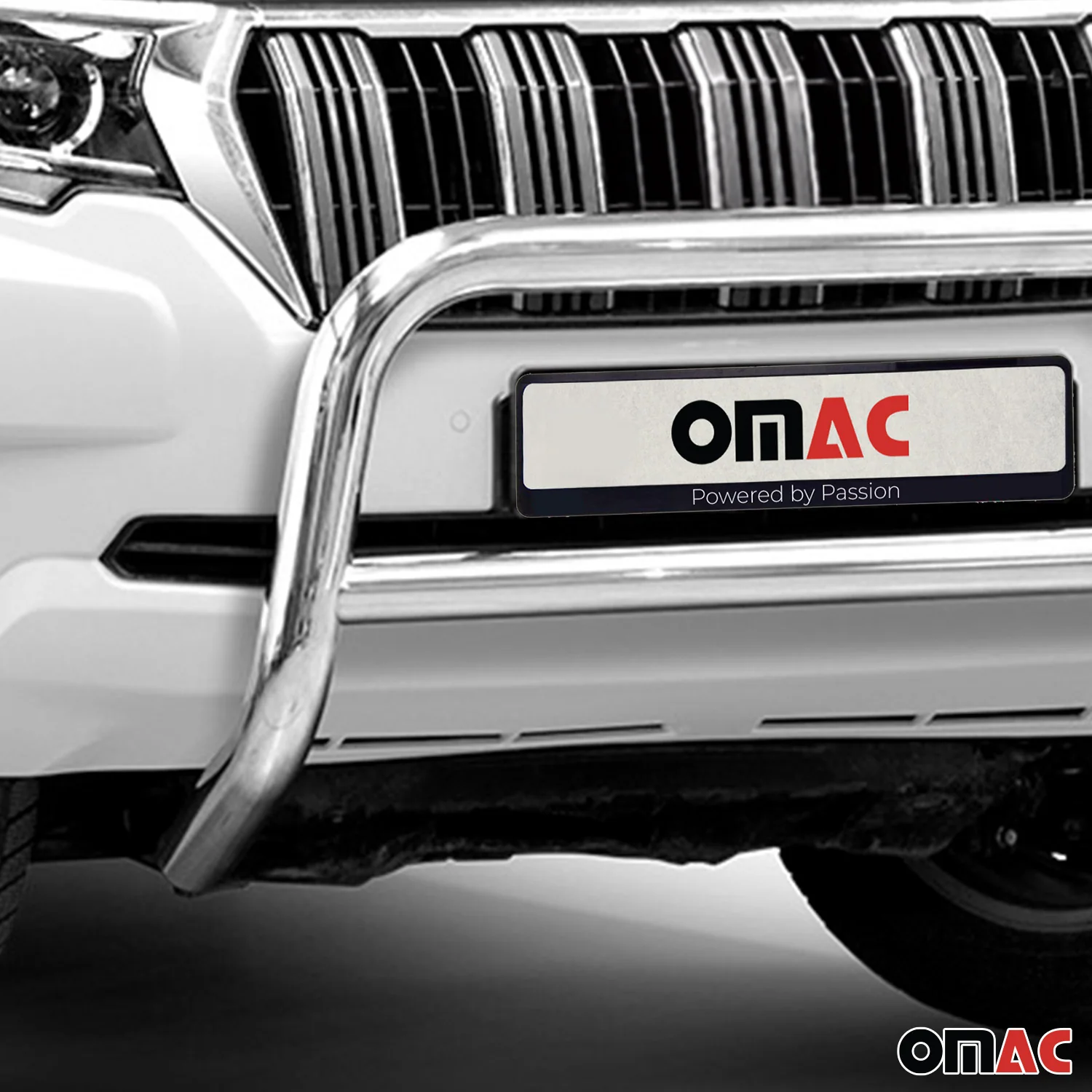 Pare-Buffle Avant Pour Toyota Land Cruiser 150 2019-2023 Argent en Acier - Image 3
