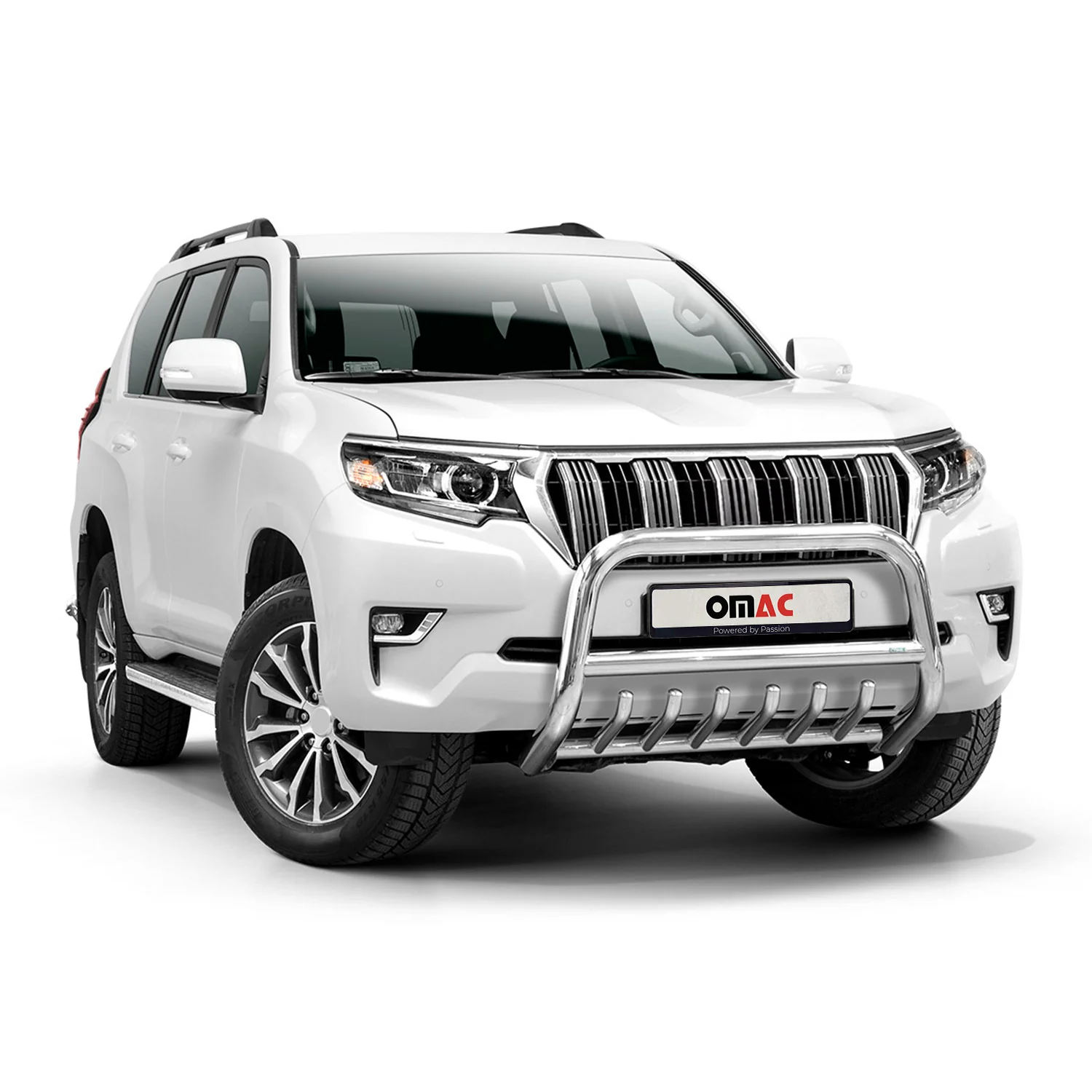 Pare-Buffle Avant Pour Toyota Land Cruiser 150 2019-2023 en Acier Inox