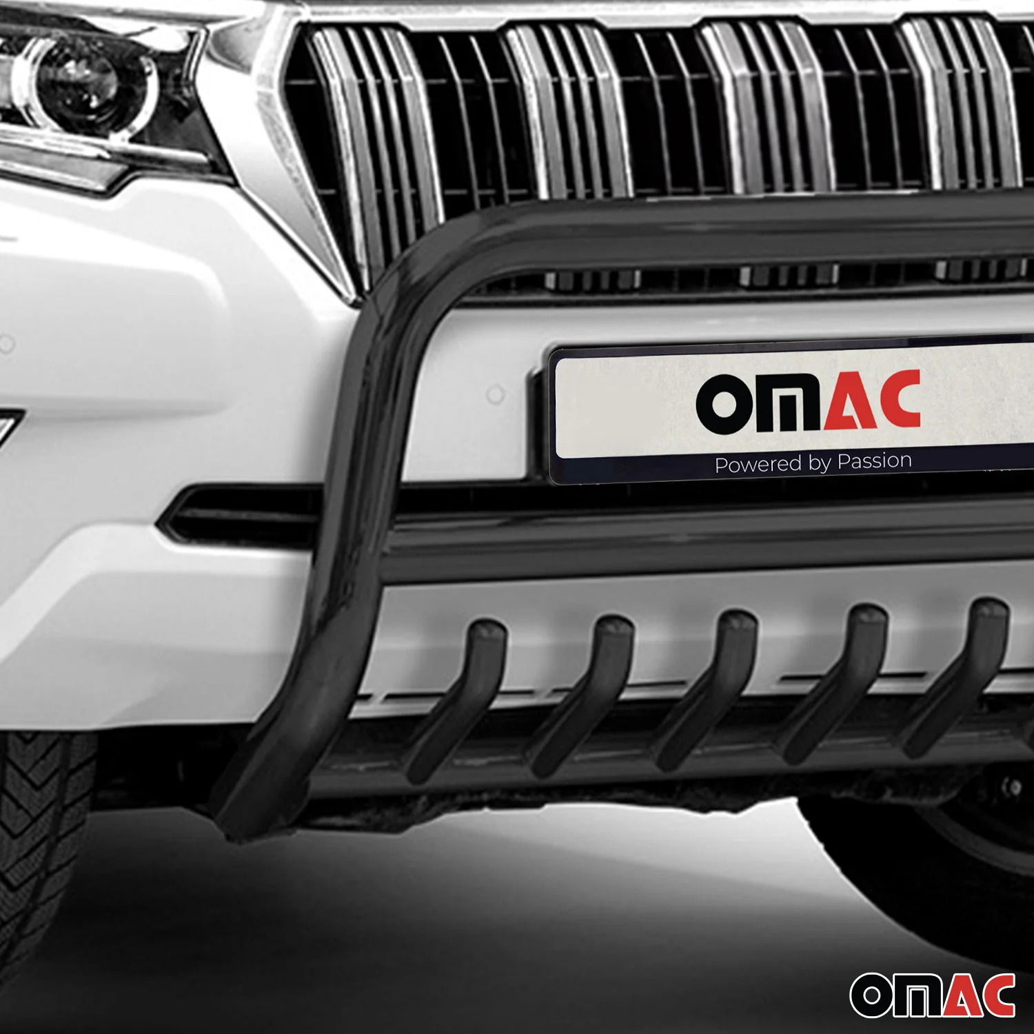 Pare-Buffle Avant Pour Toyota Land Cruiser 150 2019-2023 en Acier Noir - Image 3