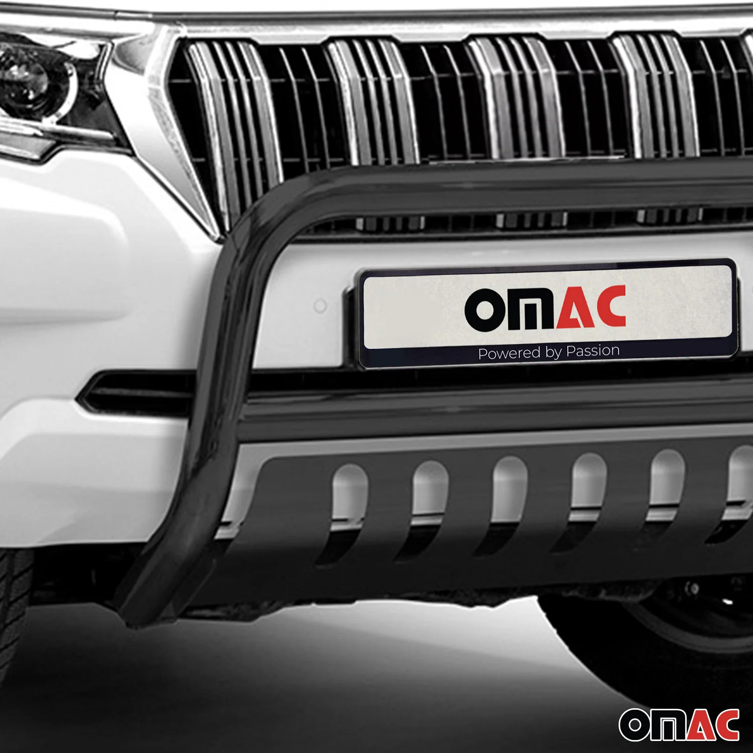 Pare-Buffle Avant Pour Toyota Land Cruiser 150 2019-2023 Noir en Acier - Image 3