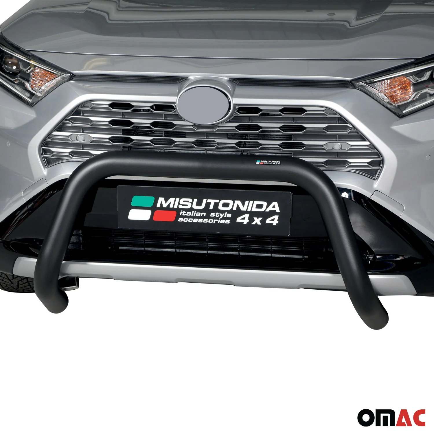 Pare-buffle Avant pour Toyota RAV4 XA50 2019-2025 Hybride 76 mm en Acier Noir - Image 2