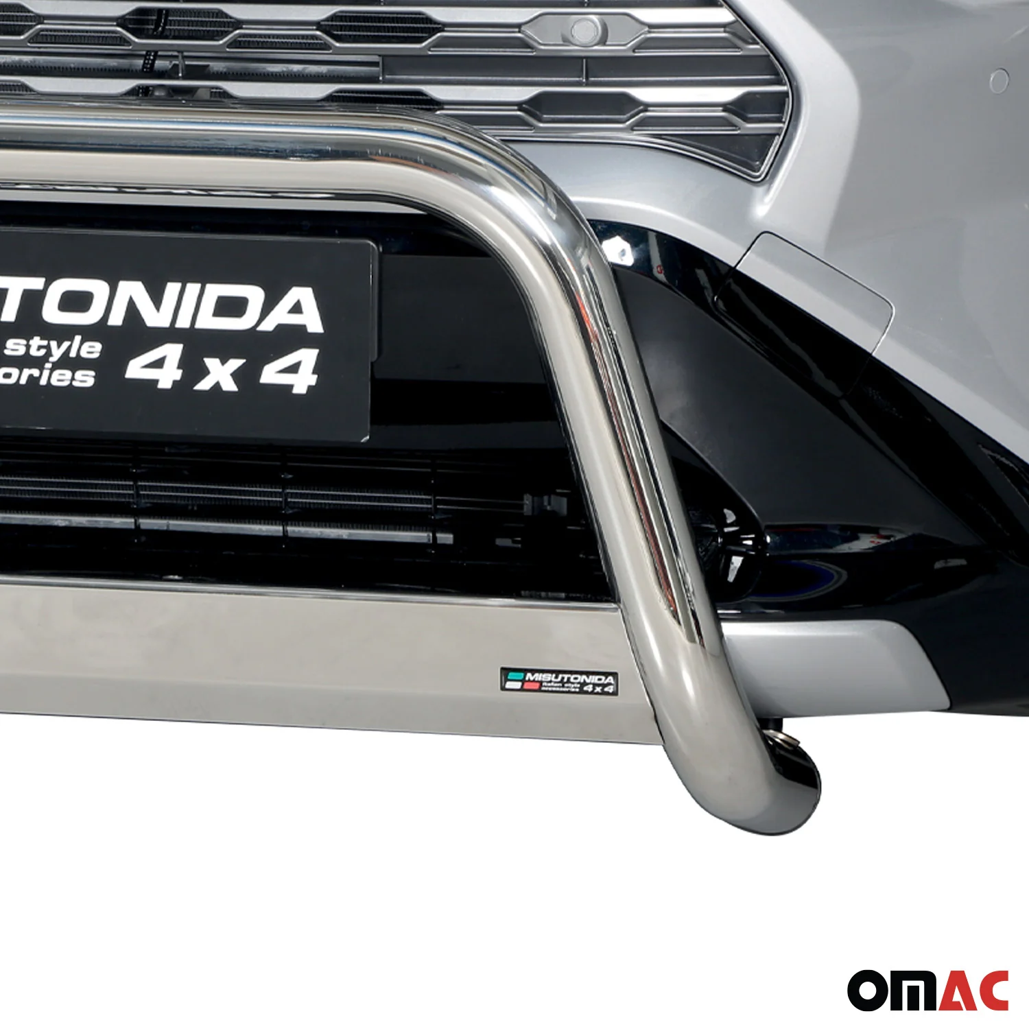 Pare-buffle Avant pour Toyota RAV4 XA50 Hybride 2019-2025 63 mm en Acier Gris - Image 3