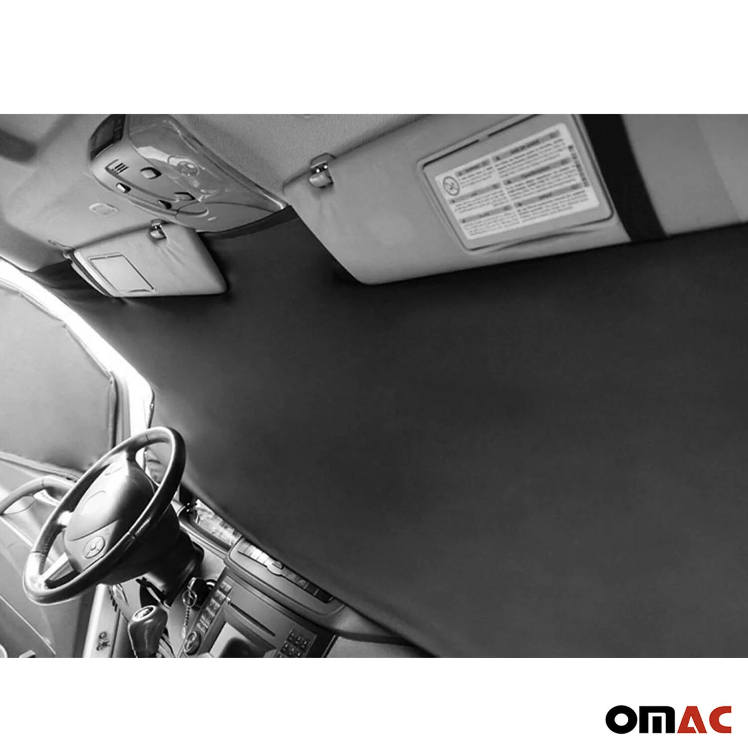 Rideaux pare-soleil magnétique pour Renault Trafic 2014-2026 Noir Tissu - Image 2