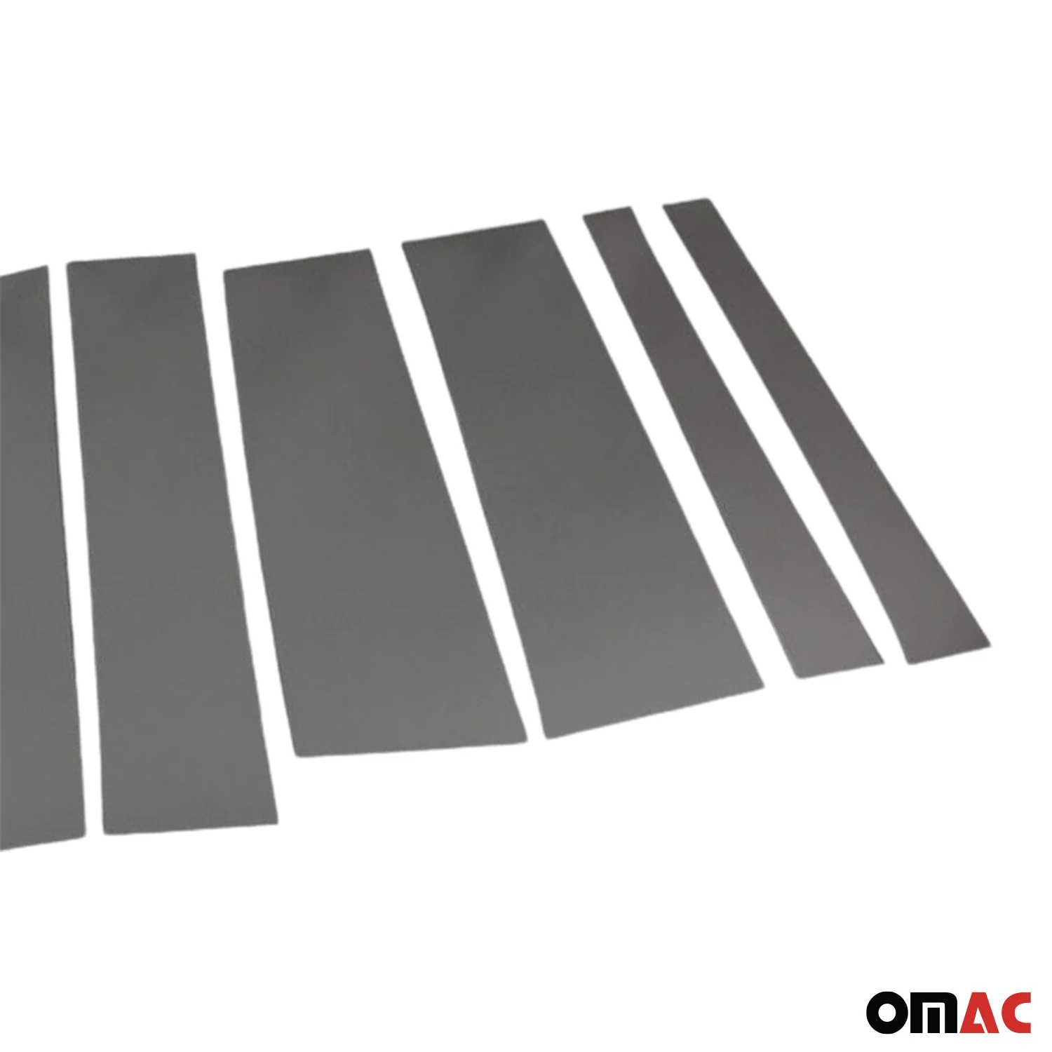 Couverture Garniture de pilier B pour Fiat Doblo 2010-2021 acier inox Foncé 8Pcs - Image 9