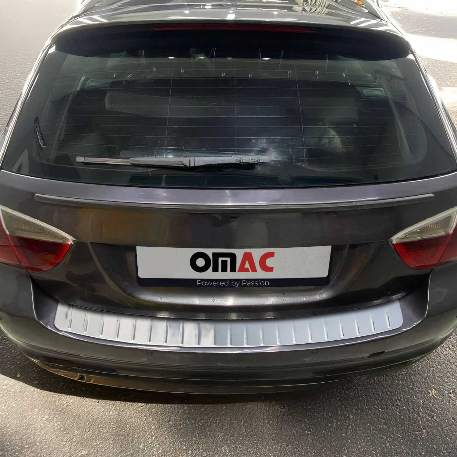 Protection de Pare-Chocs Arrière pour Skoda Rapid Spaceback 2013-2019 Inox polie