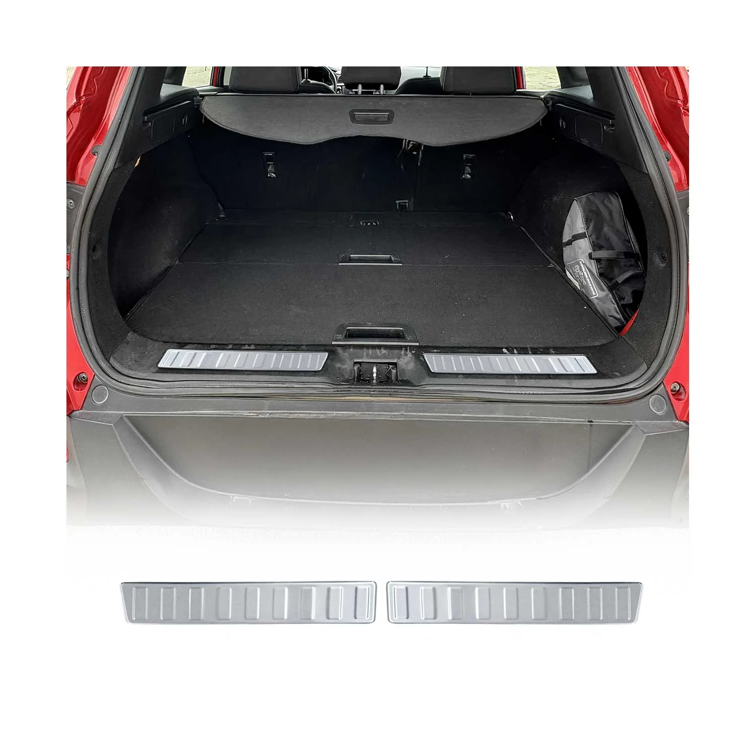 Protection de Pare-Chocs pour Renault Kadjar 2015-2018 Pre-FL Inox brossée