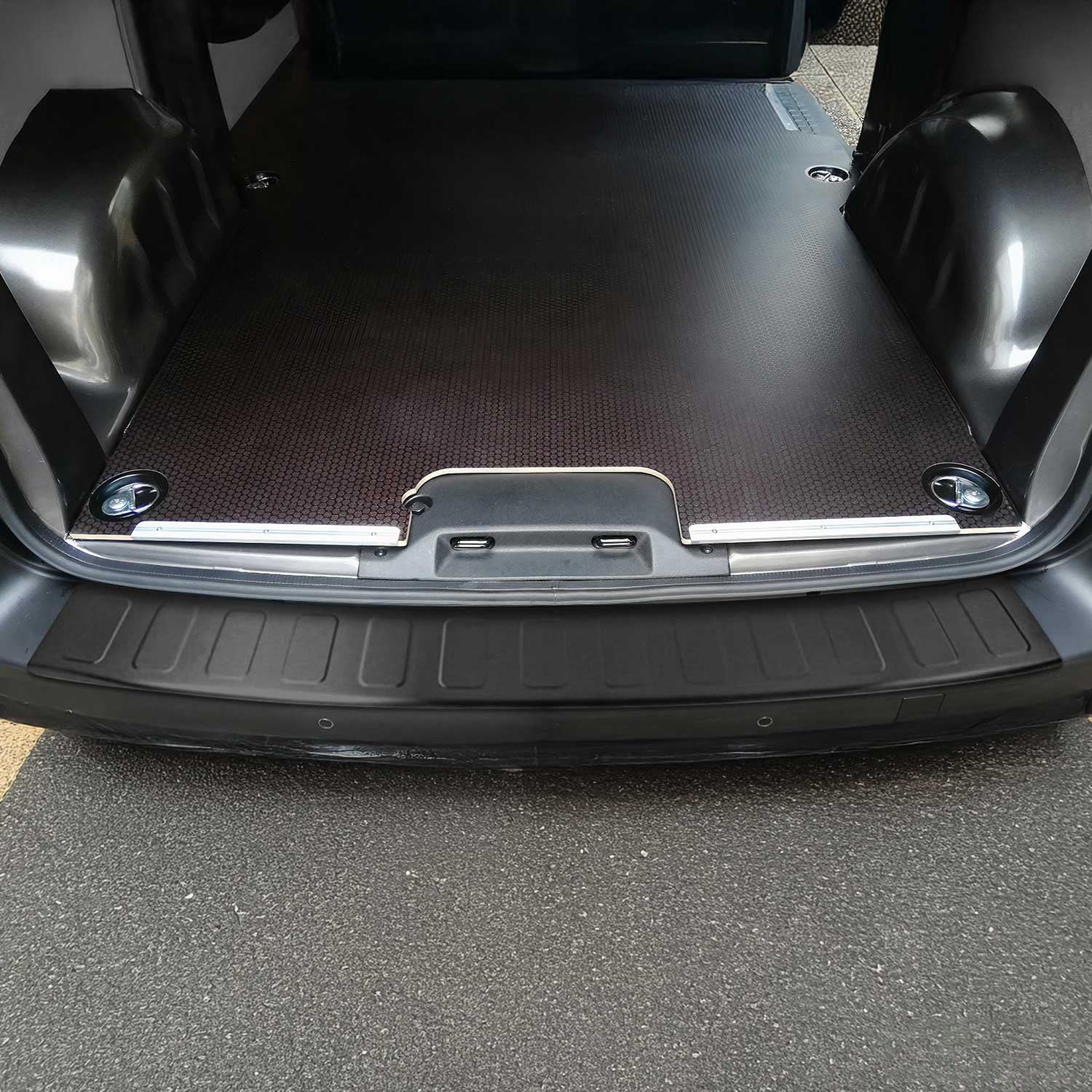 Protection de Pare-Chocs pour Toyota ProAce Verso 2016-26 L3 Inox dark chrome
