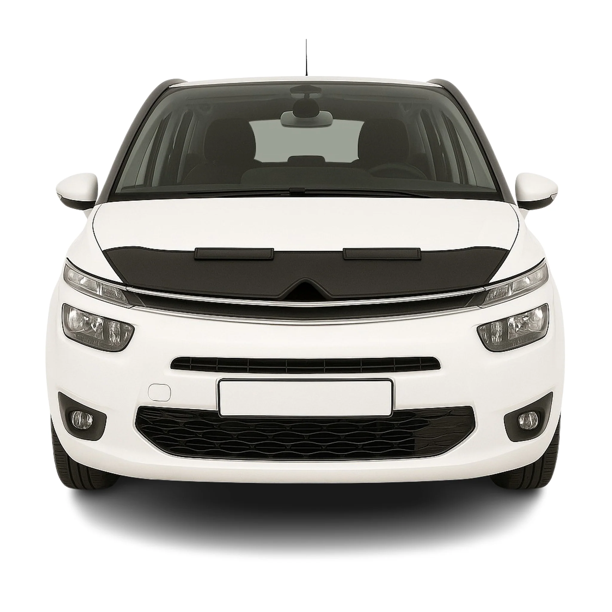 Protège Capot pour Citroen C4 Picasso 2013-2018 Masque de voiture vinyle Noir