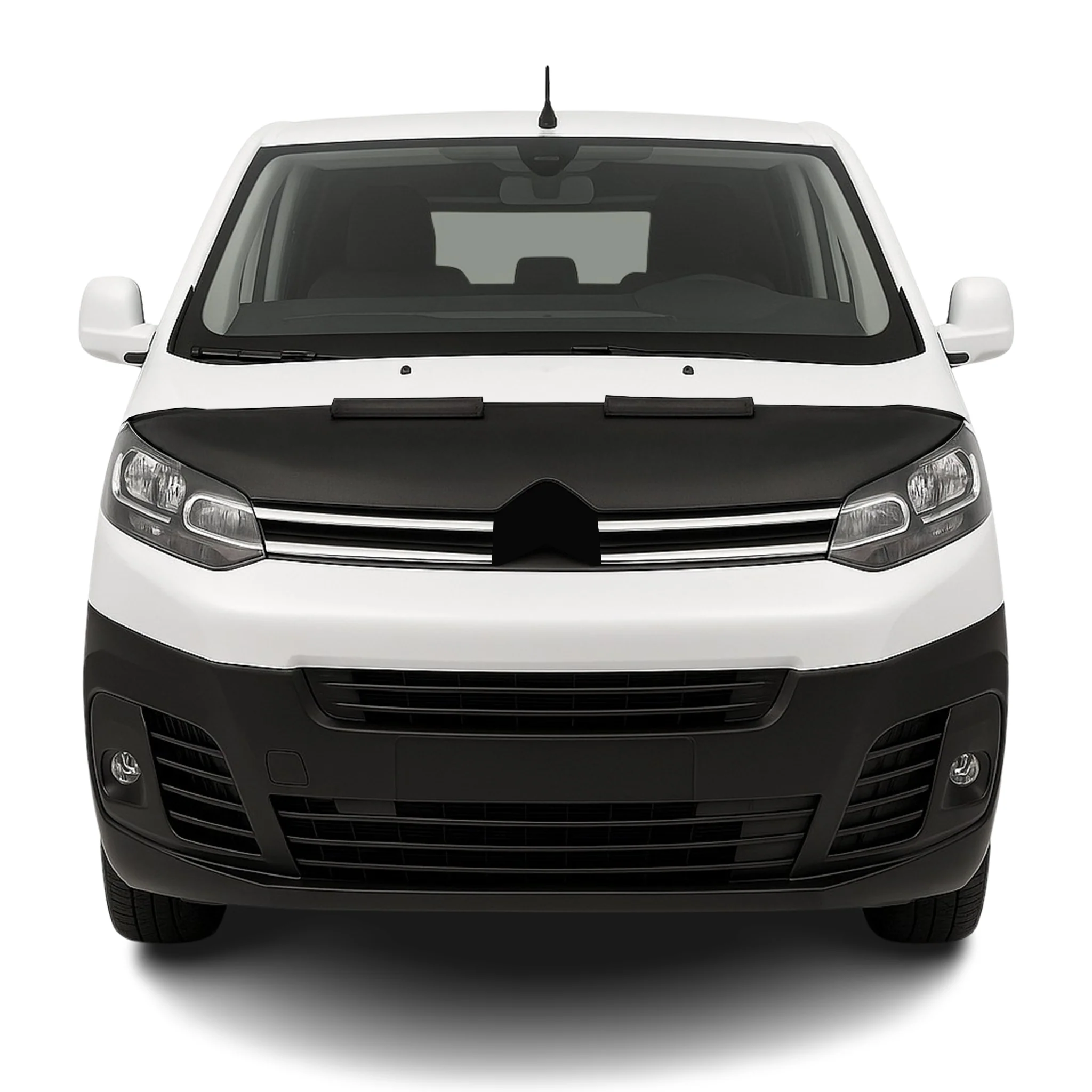 Protège Capot pour Citroen Jumpy 2016-2026 Masque de voiture vinyle Noir