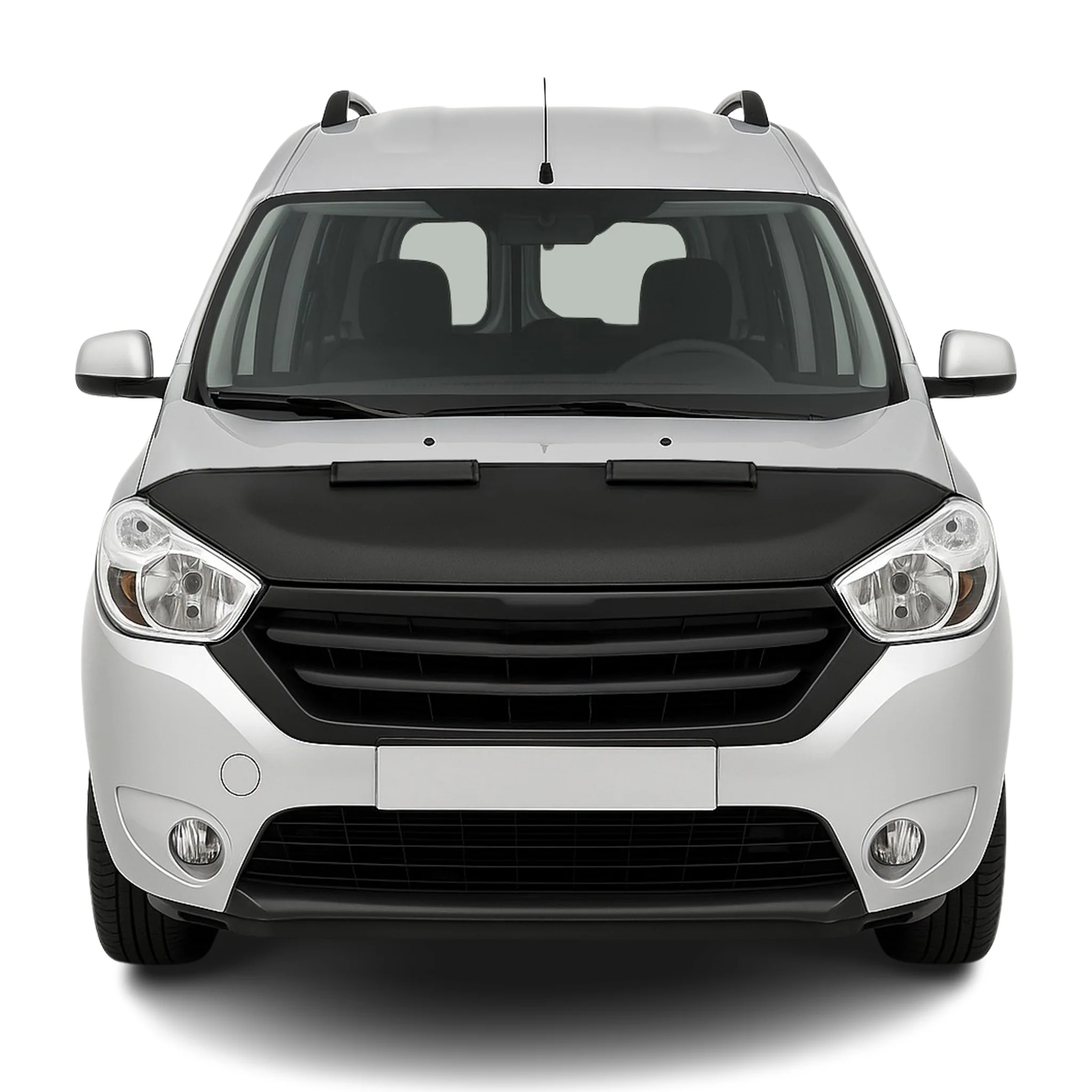 Protège Capot pour Dacia Dokker 2012-2021 Masque de voiture vinyle Noir