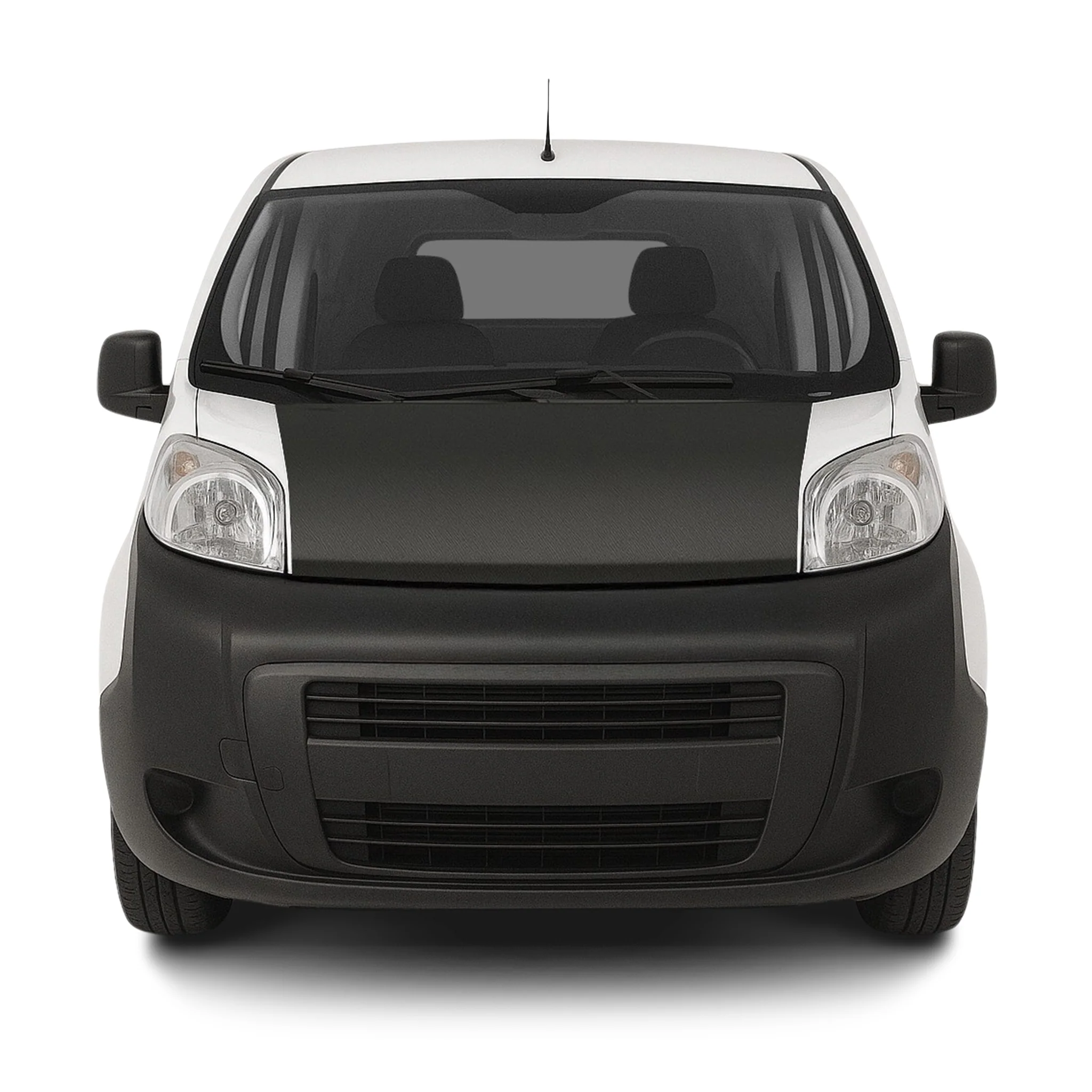 Protège Capot pour Fiat Fiorino Qubo 2007-2021 Masque de voiture vinyle Noir