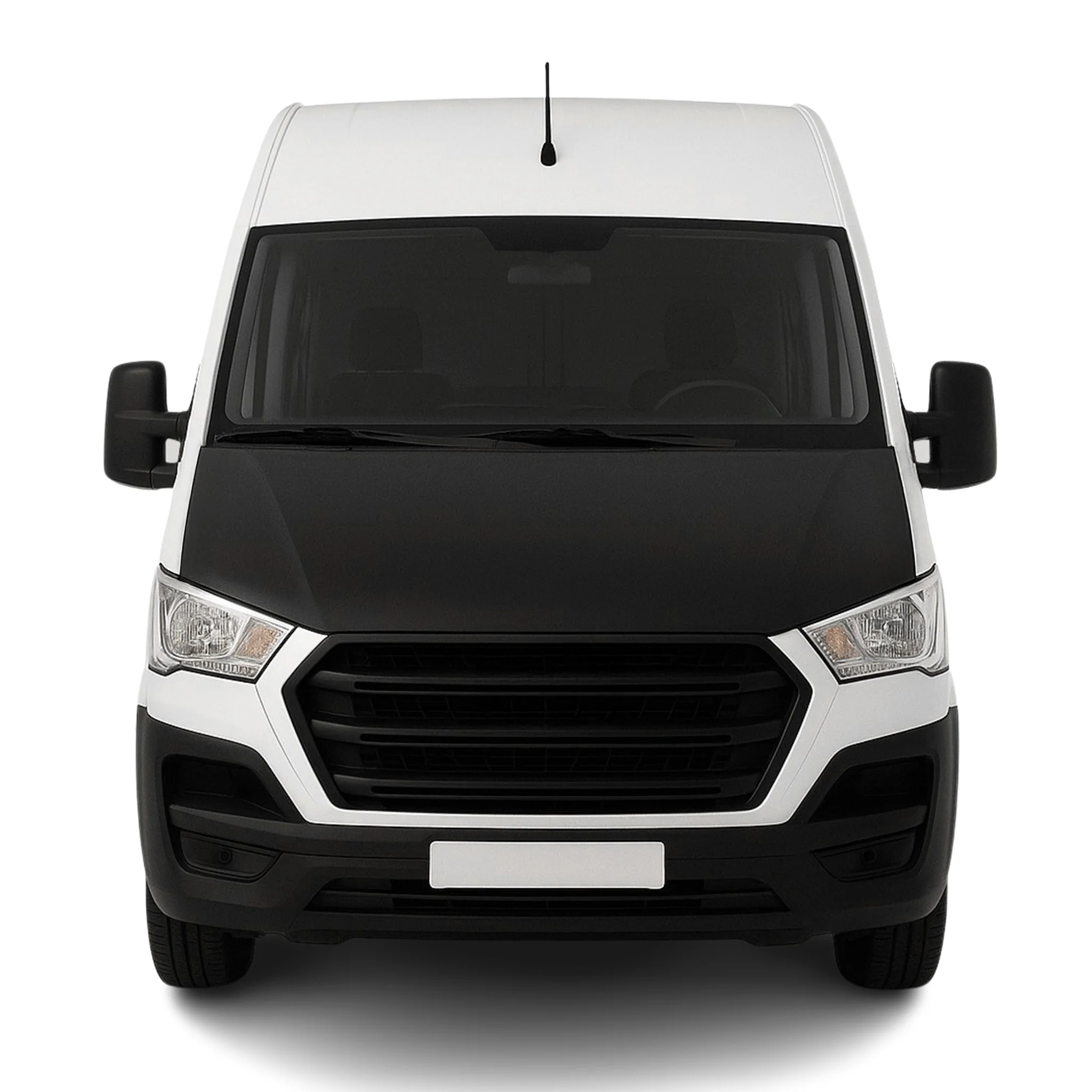 Protège Capot pour Hyundai H-350 2014-2026 Masque de voiture vinyle Noir