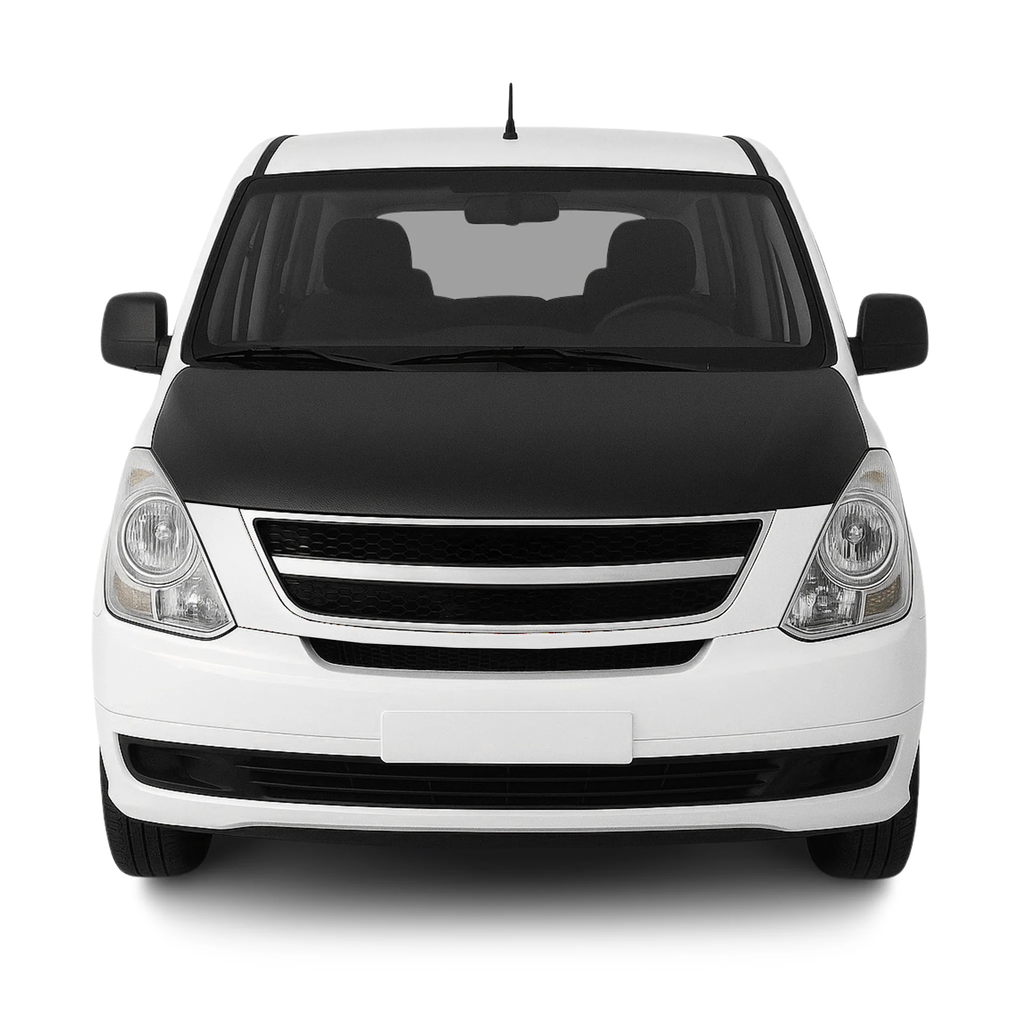 Protège Capot pour Hyundai H1 Starex 2008-2018 Masque de voiture vinyle Noir