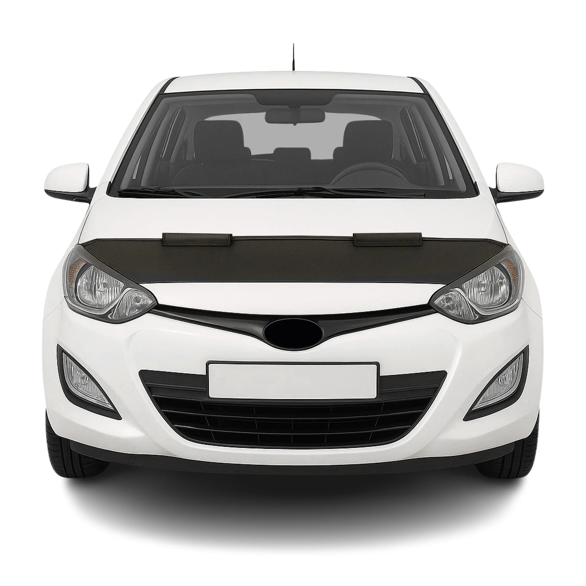 Protège Capot pour Hyundai i20 2012-2014 Masque de voiture vinyle Noir