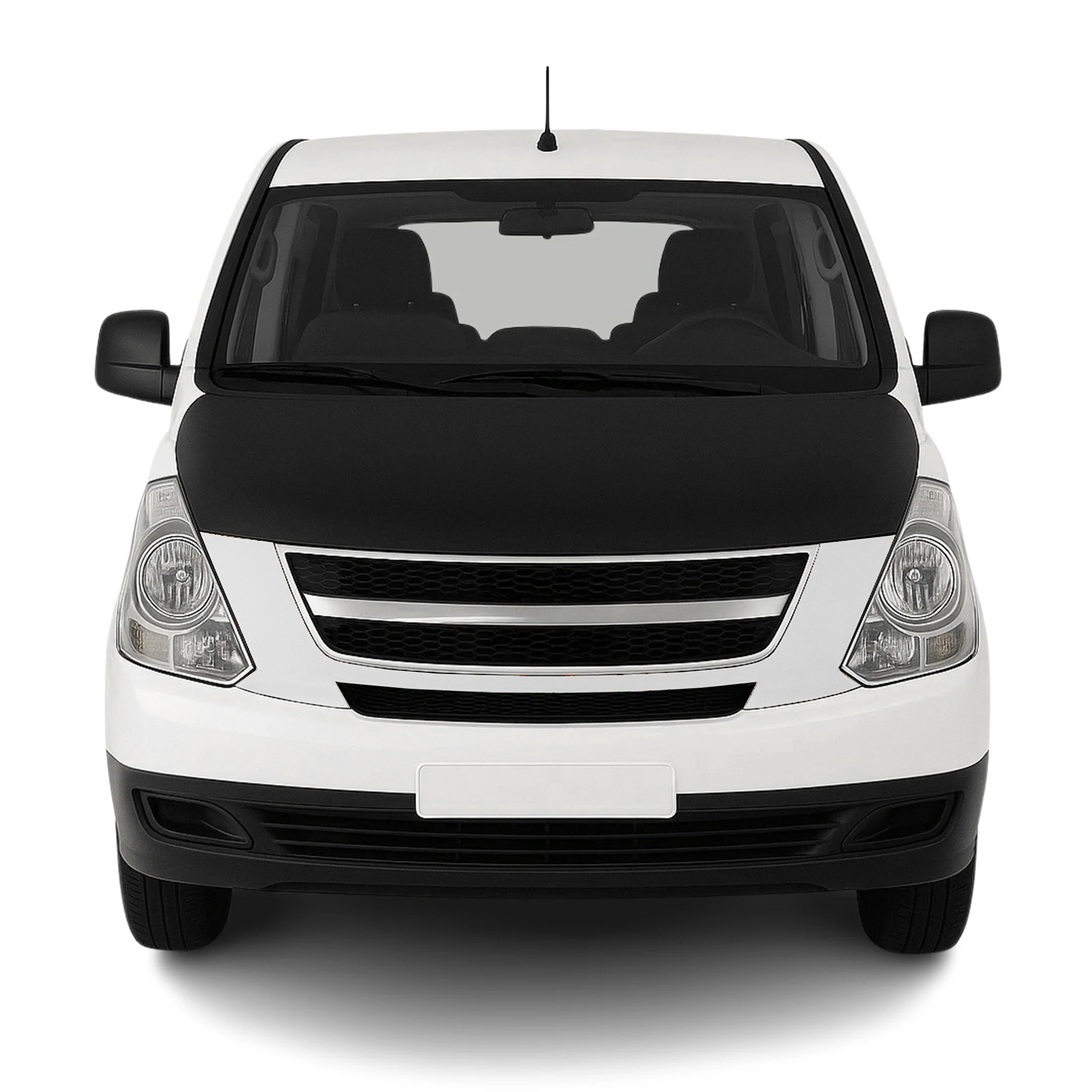 Protège Capot pour Hyundai Starex 2007-2021 Masque de voiture vinyle Noir