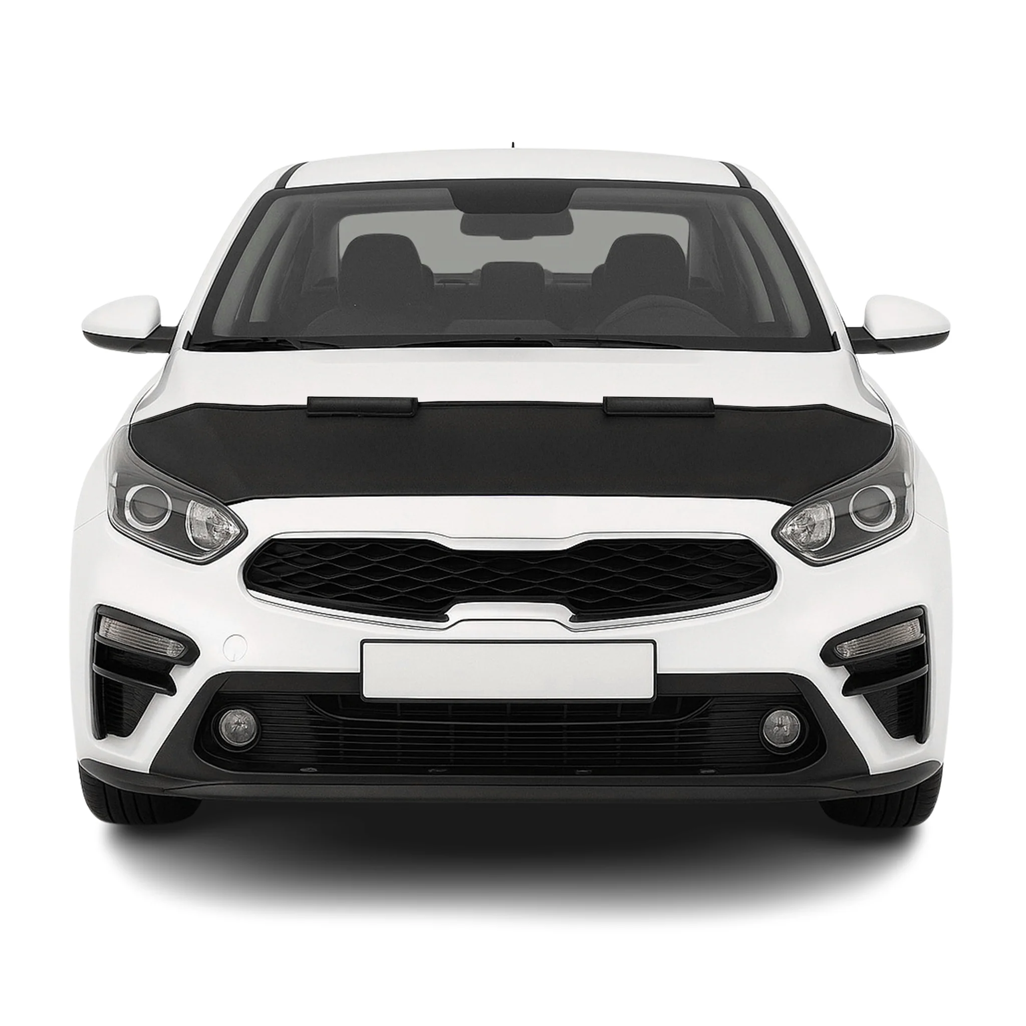 Protège Capot pour Kia Forte 2018-2024 Masque de voiture vinyle Noir