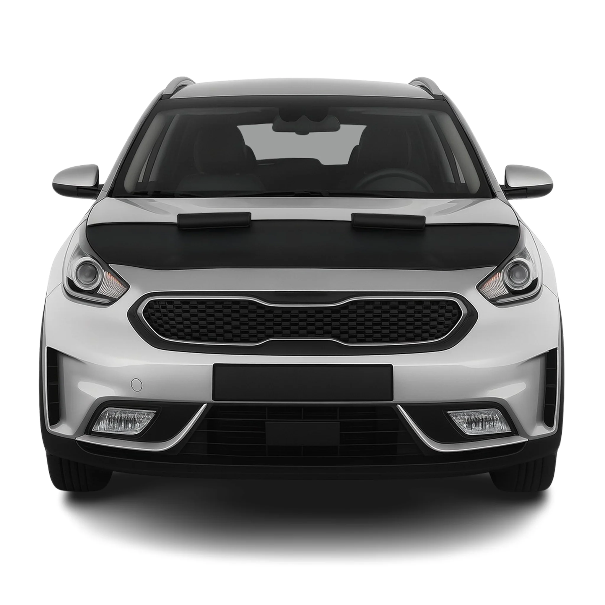 Protège Capot pour Kia Niro I 2017-2022 Masque de voiture vinyle Noir