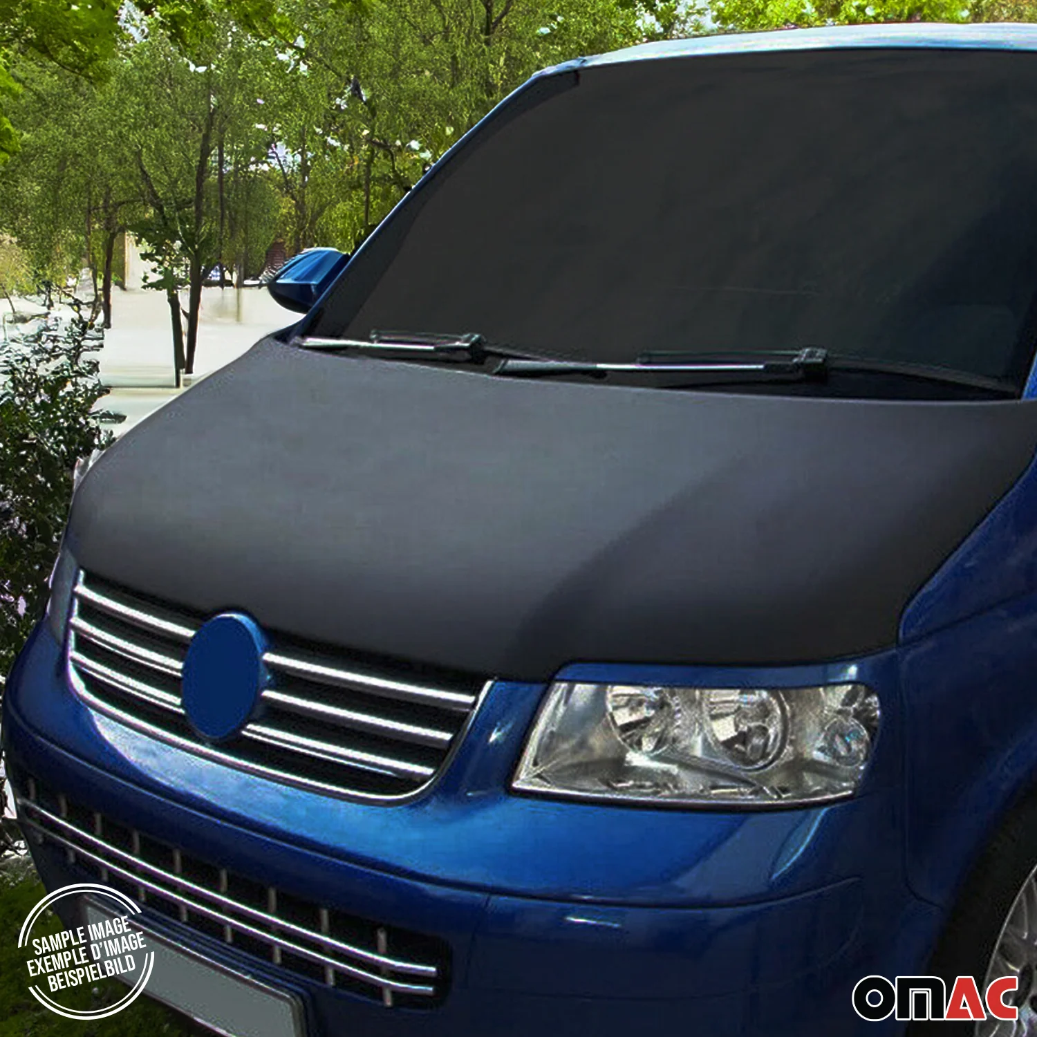 Protège Capot pour Peugeot Boxer 2014-2021 Masque voiture vinyle Noir complète - Image 7