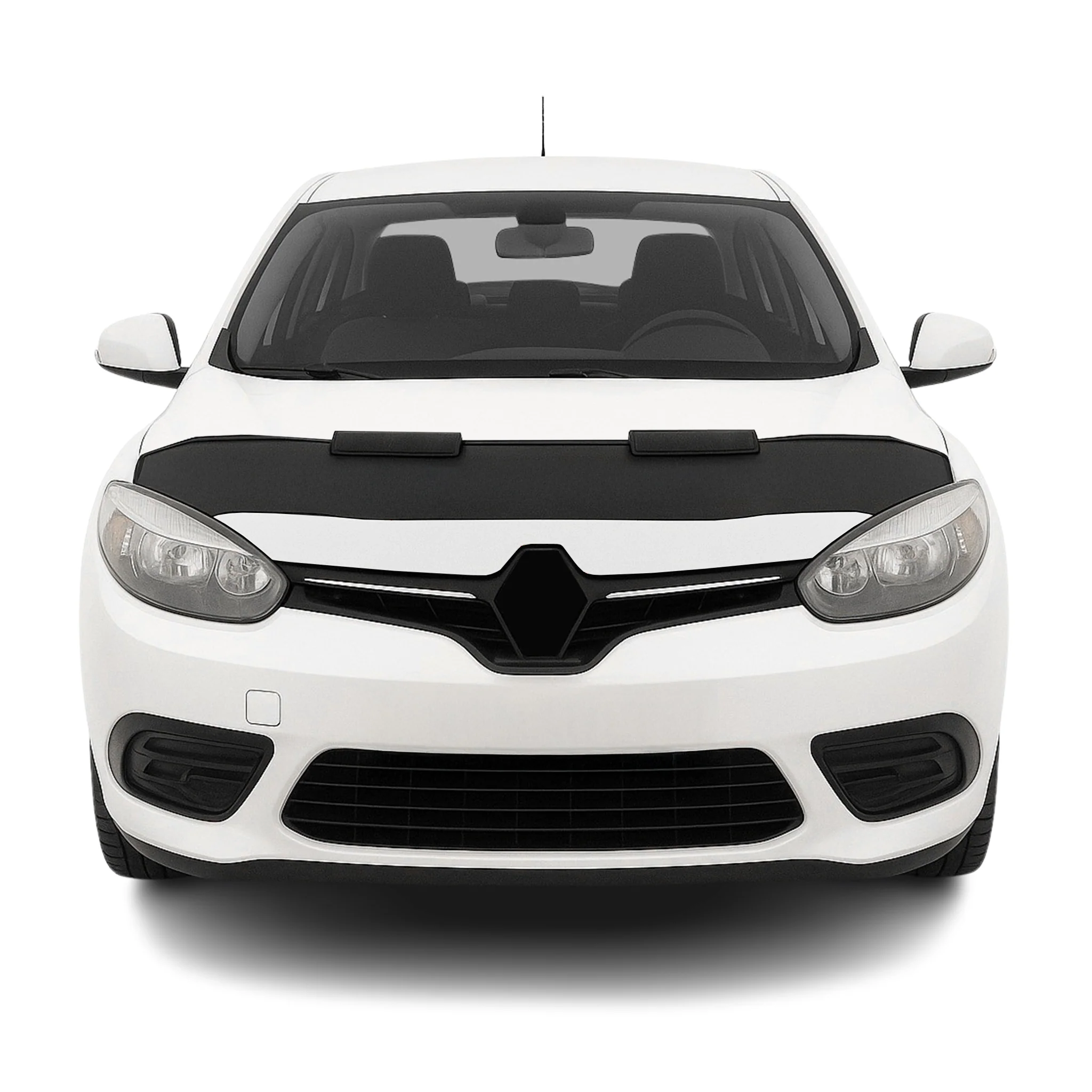 Protège Capot pour Renault Fluence 2010-2015 Masque de voiture vinyle Noir