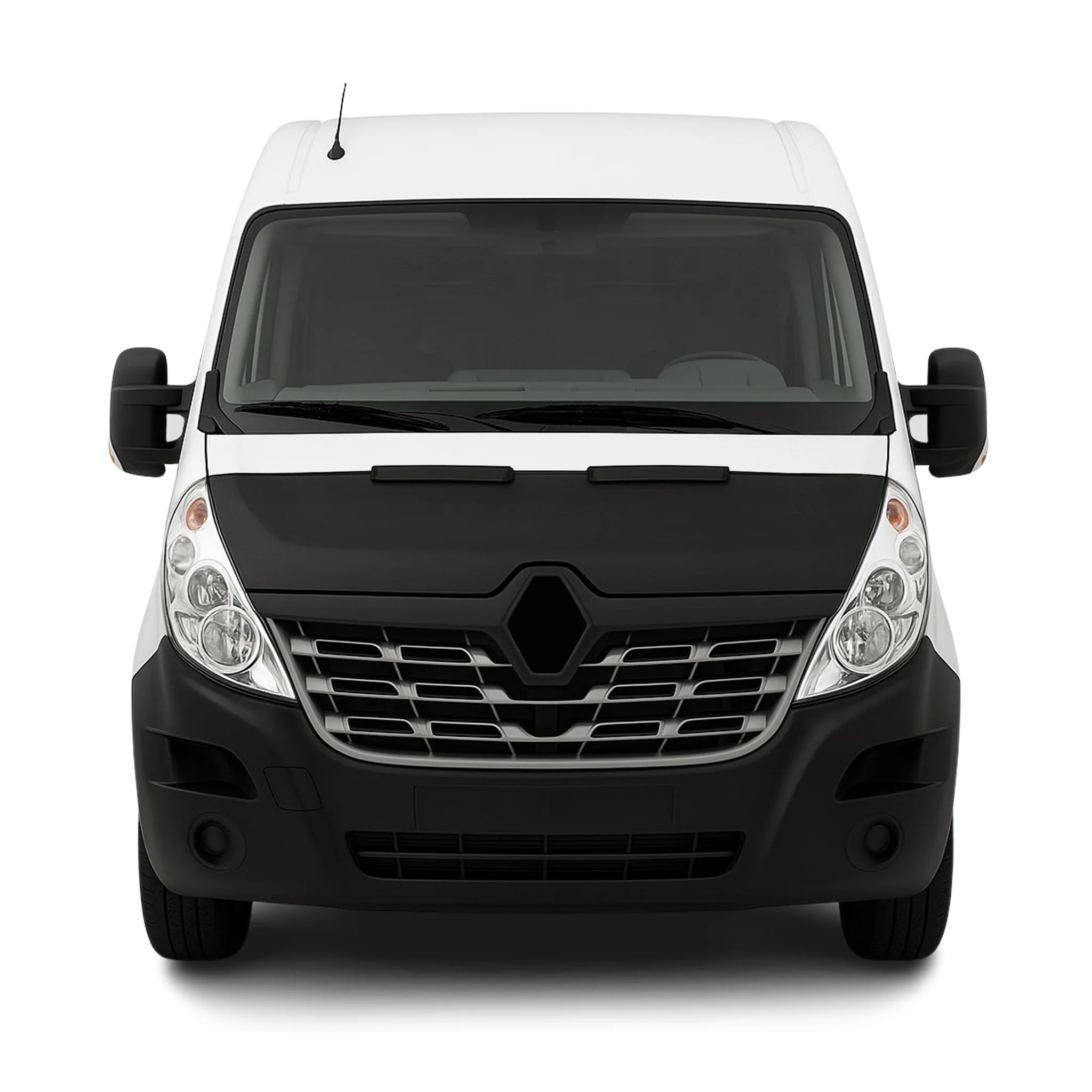 Protège Capot pour Renault Master 2010-2014 Masque de voiture vinyle Noir