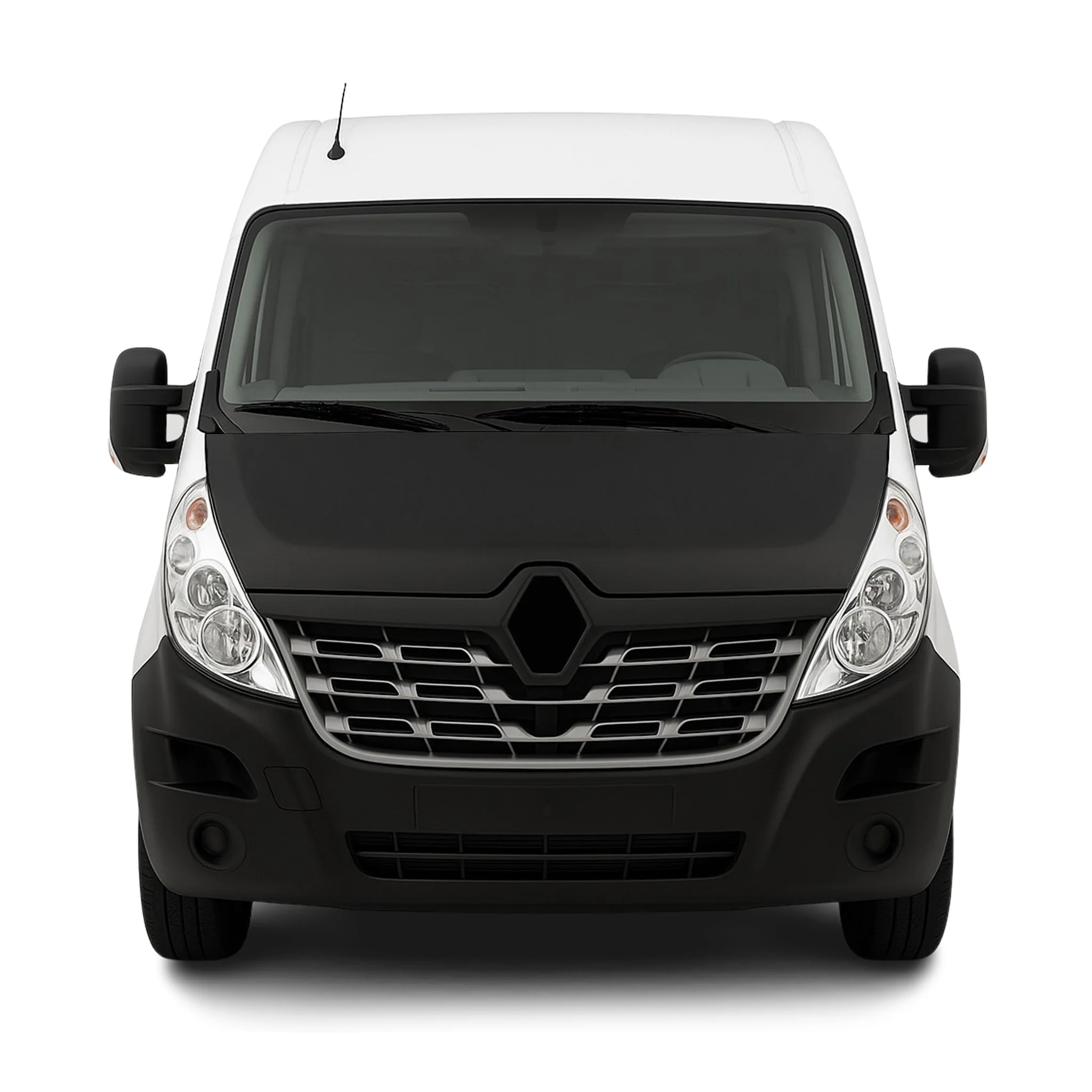 Protège Capot pour Renault Master 2014-2020 Masque voiture vinyle Noir complète