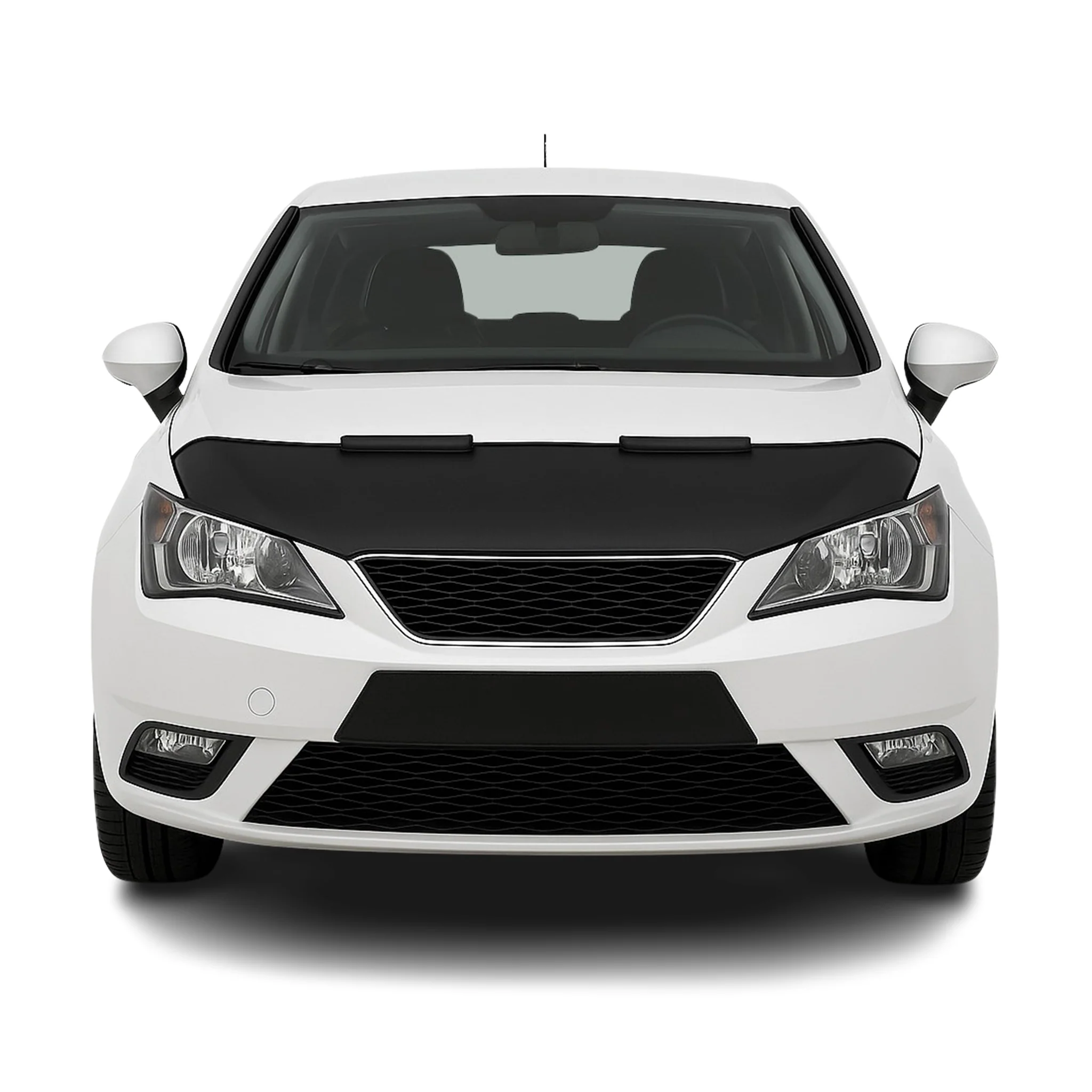 Protège Capot pour Seat Ibiza 2008-2017 Masque de voiture vinyle Noir